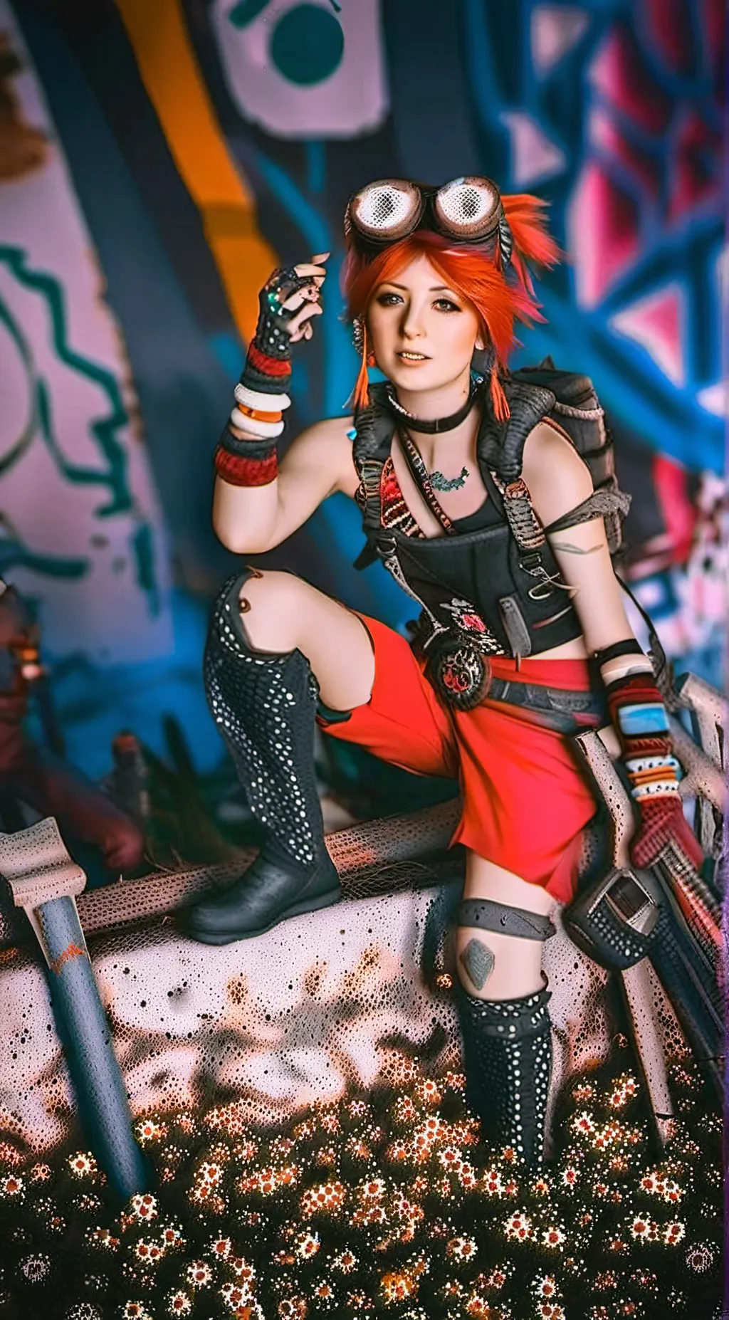 ai character: Borderlands Gaige background