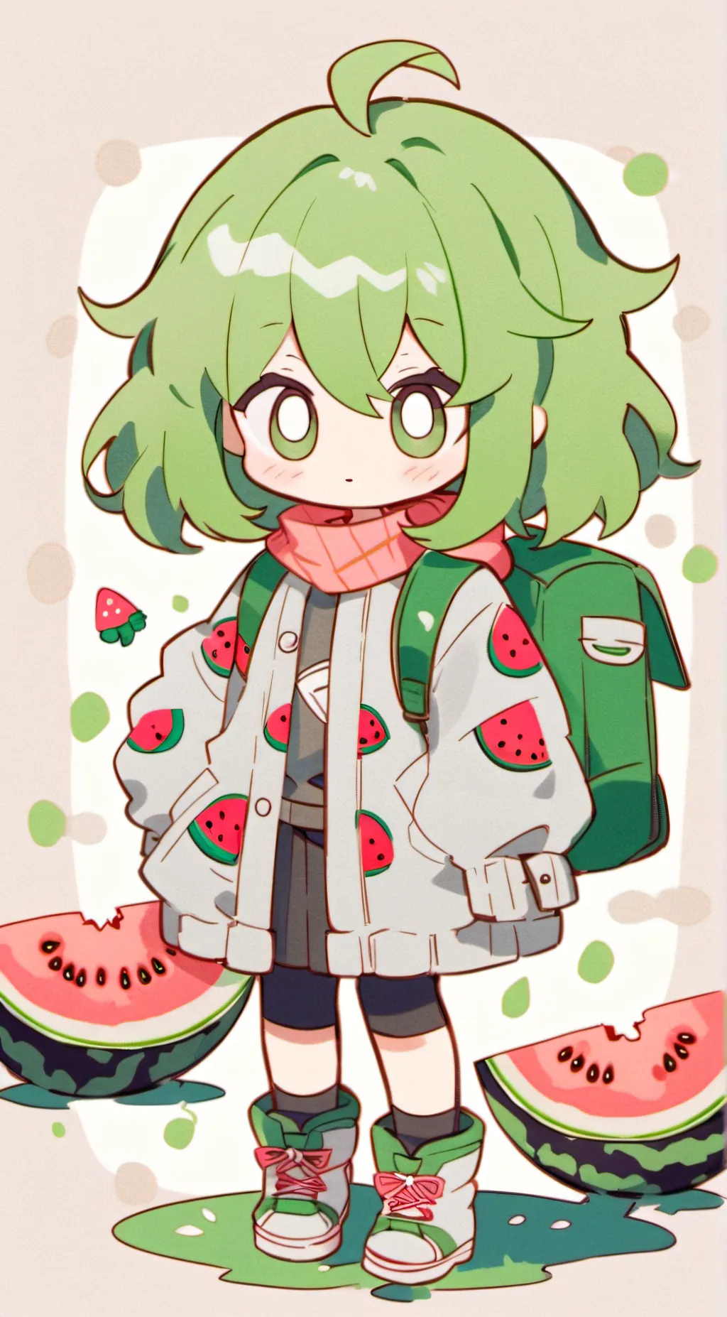 ai character: Melony SMG4 background