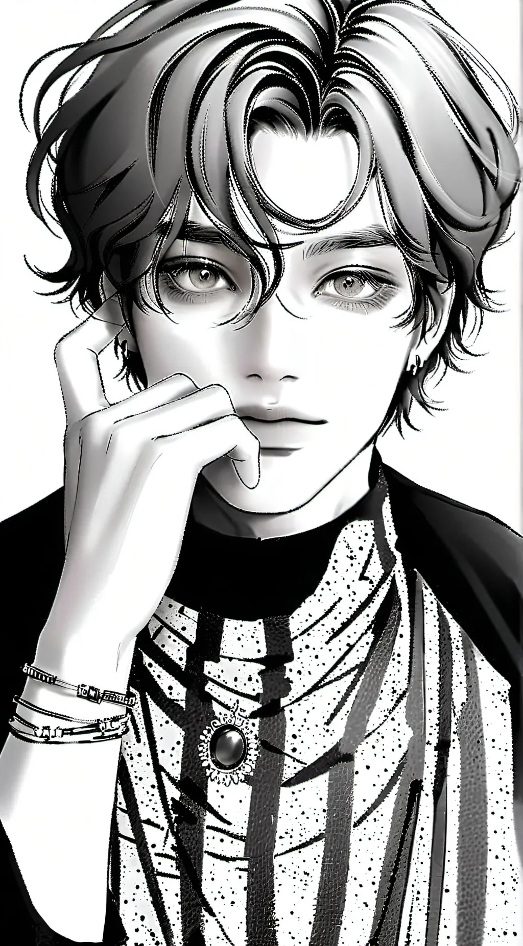 ai character: even background