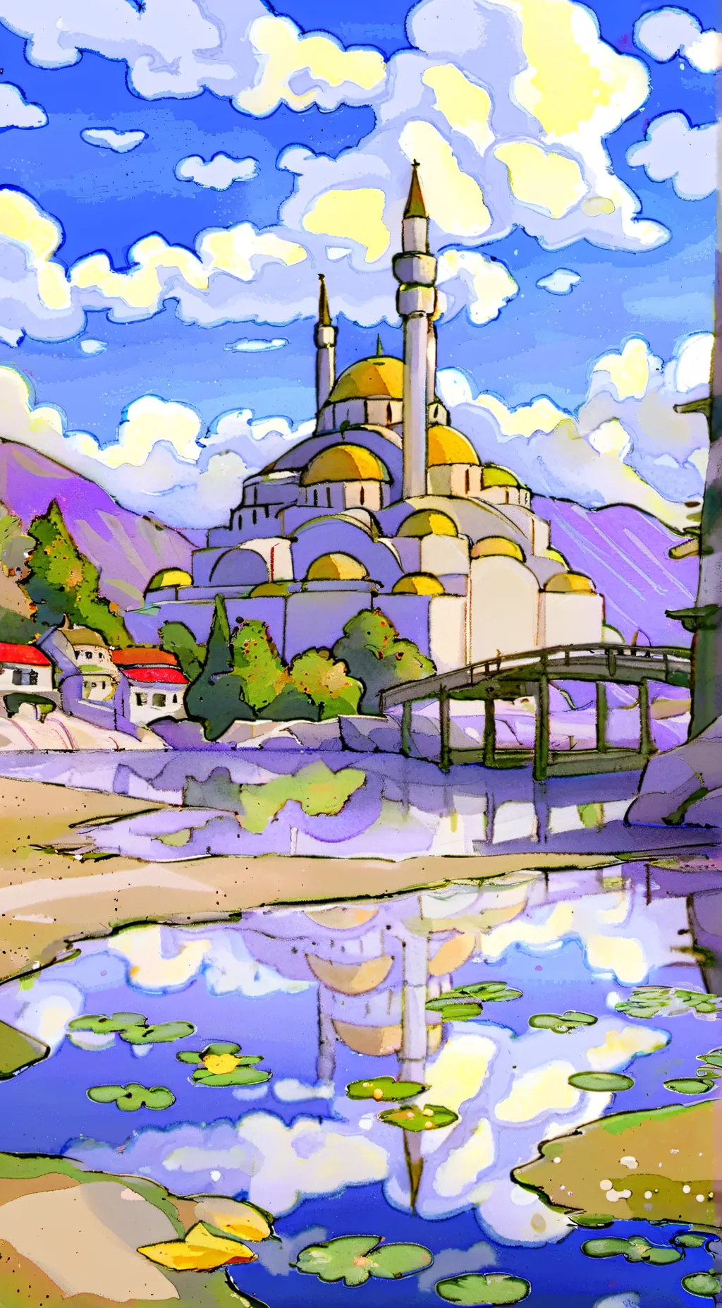 ai character: ms ⚪ x baldi background