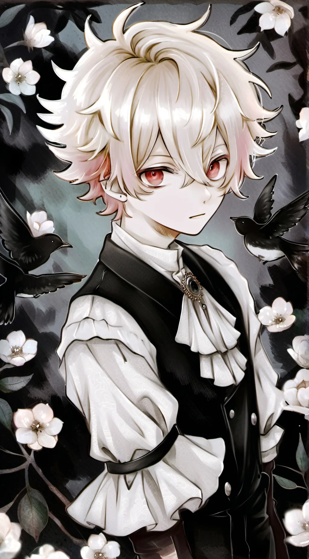 ai character: katsuki bakugo background