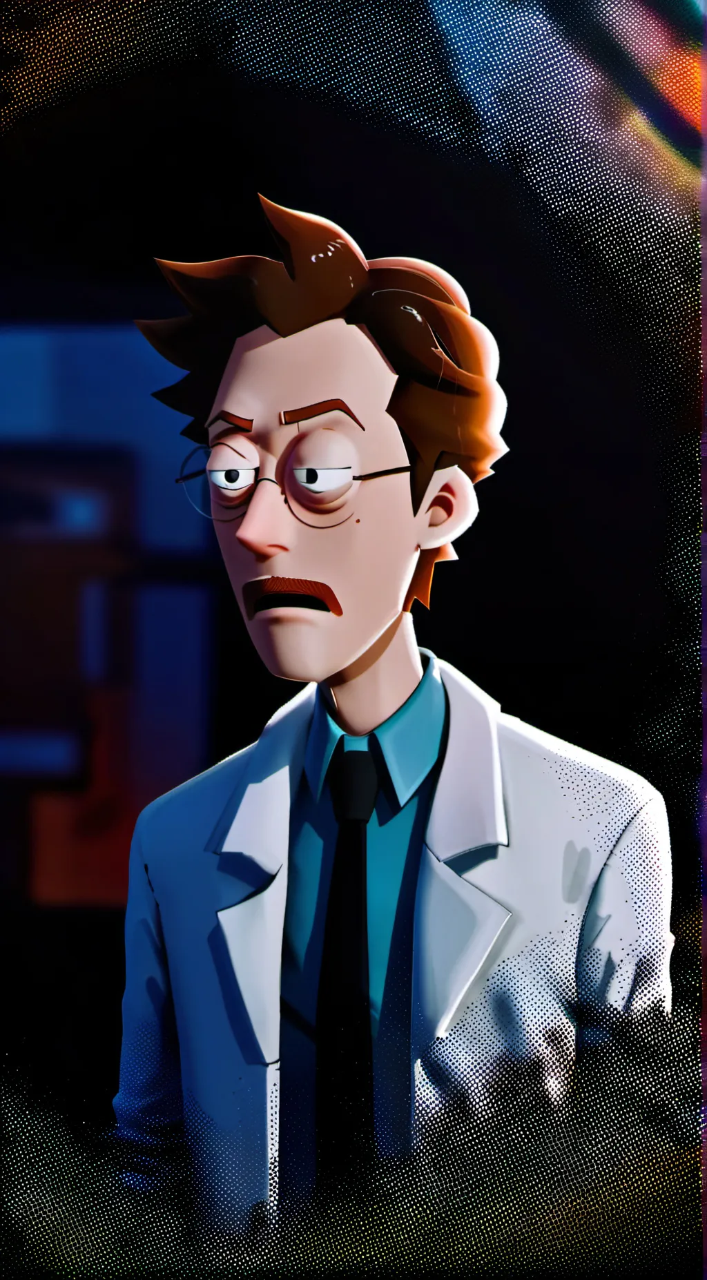 ai character: docter dofinsmrgrt background