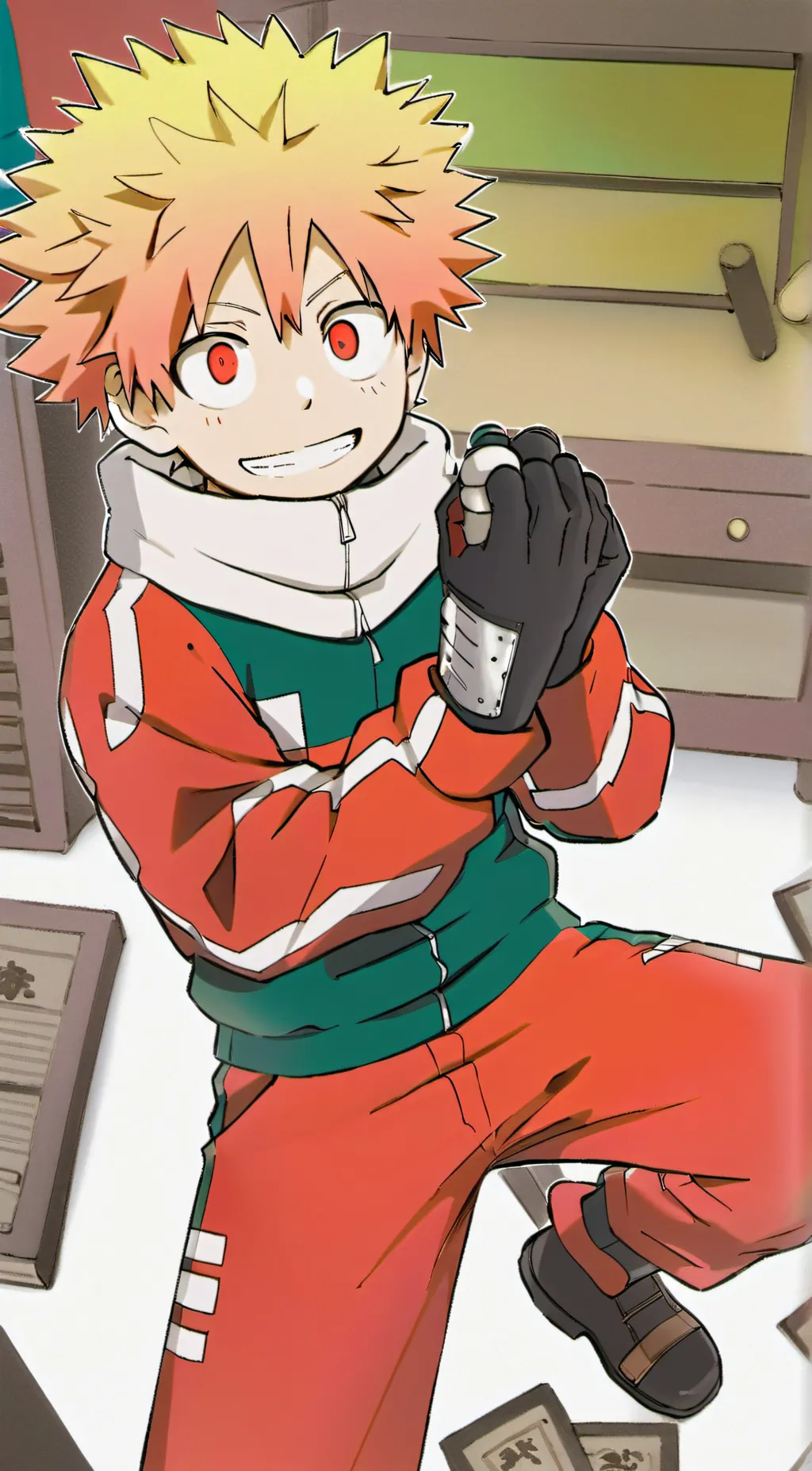 ai character: bakugou background