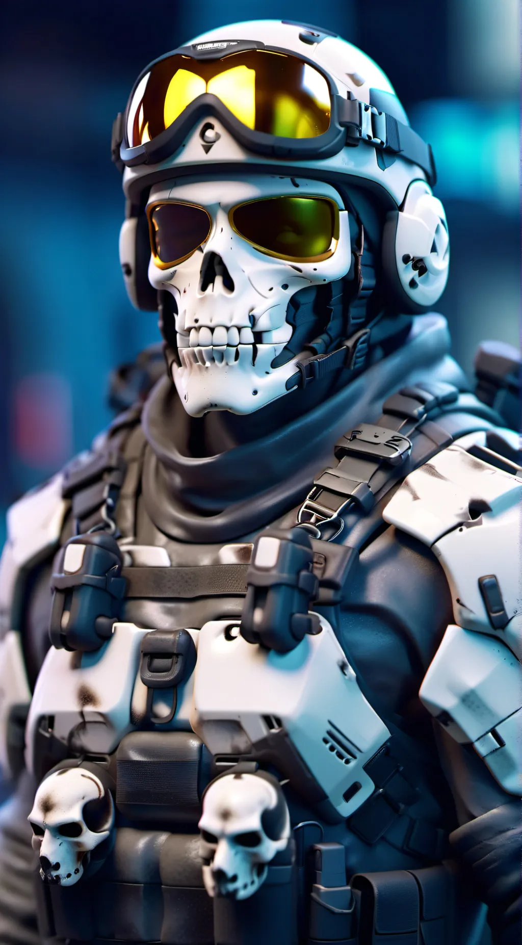 ai character: crossbones  background