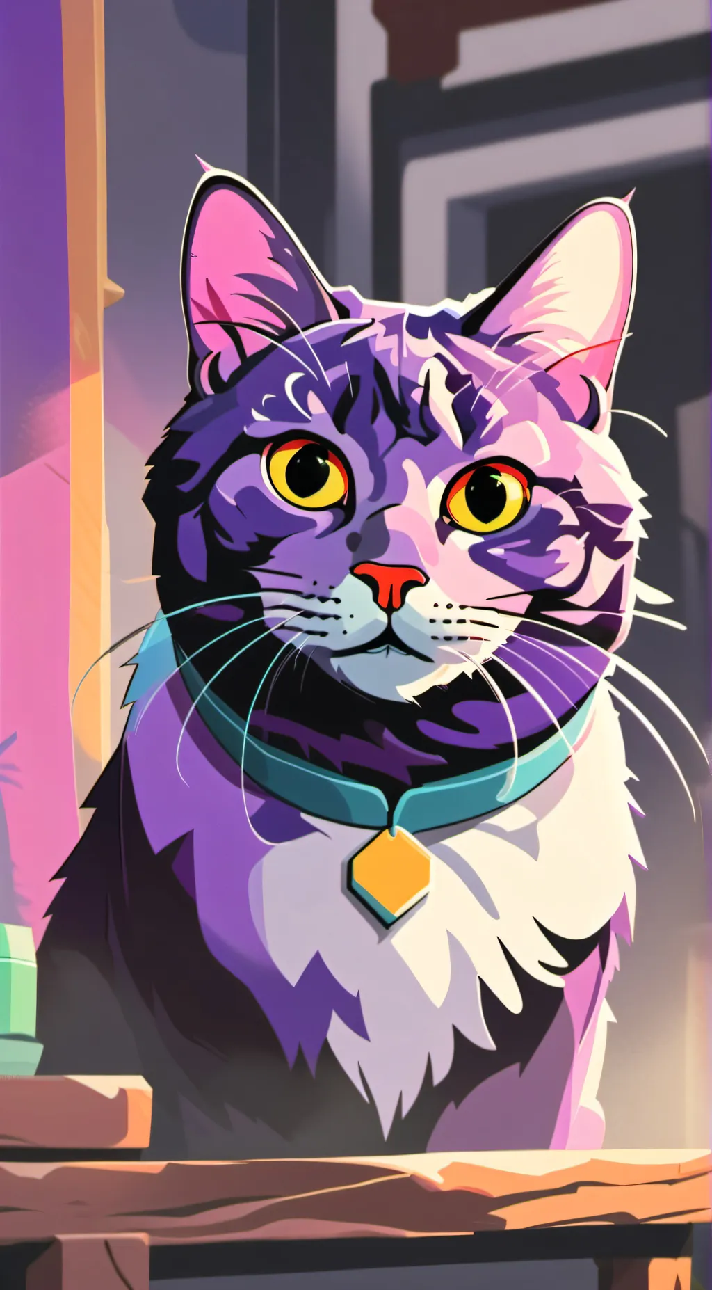 ai character: Catnap  background