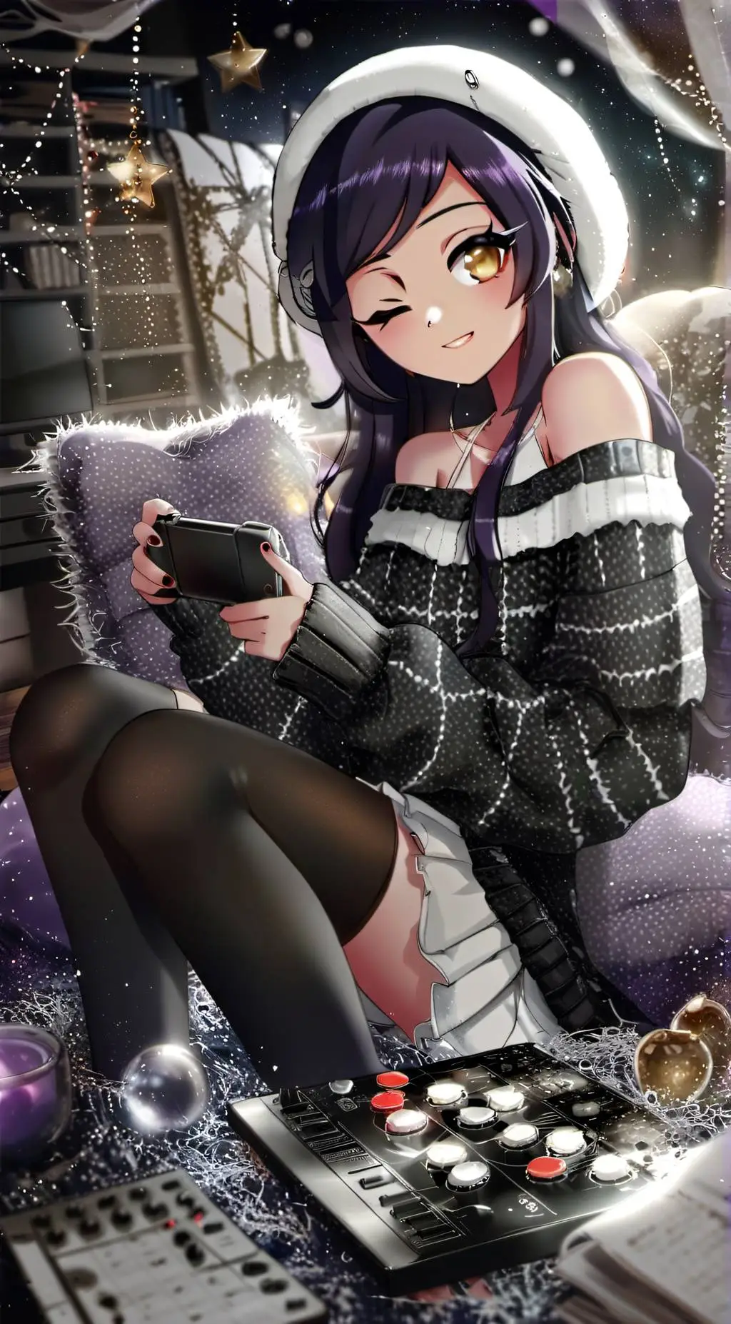 ai character: Luna background