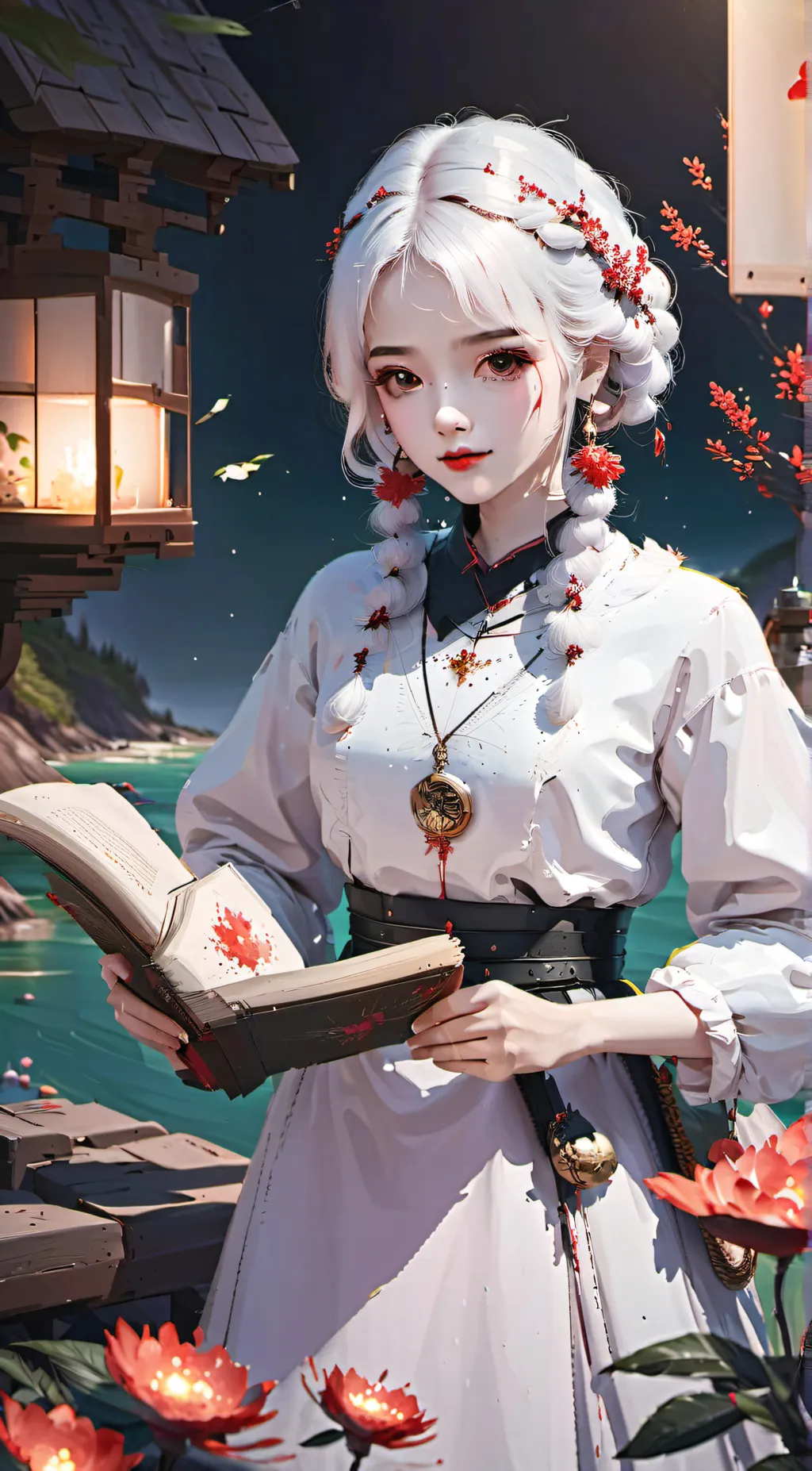 ai character: mulher background