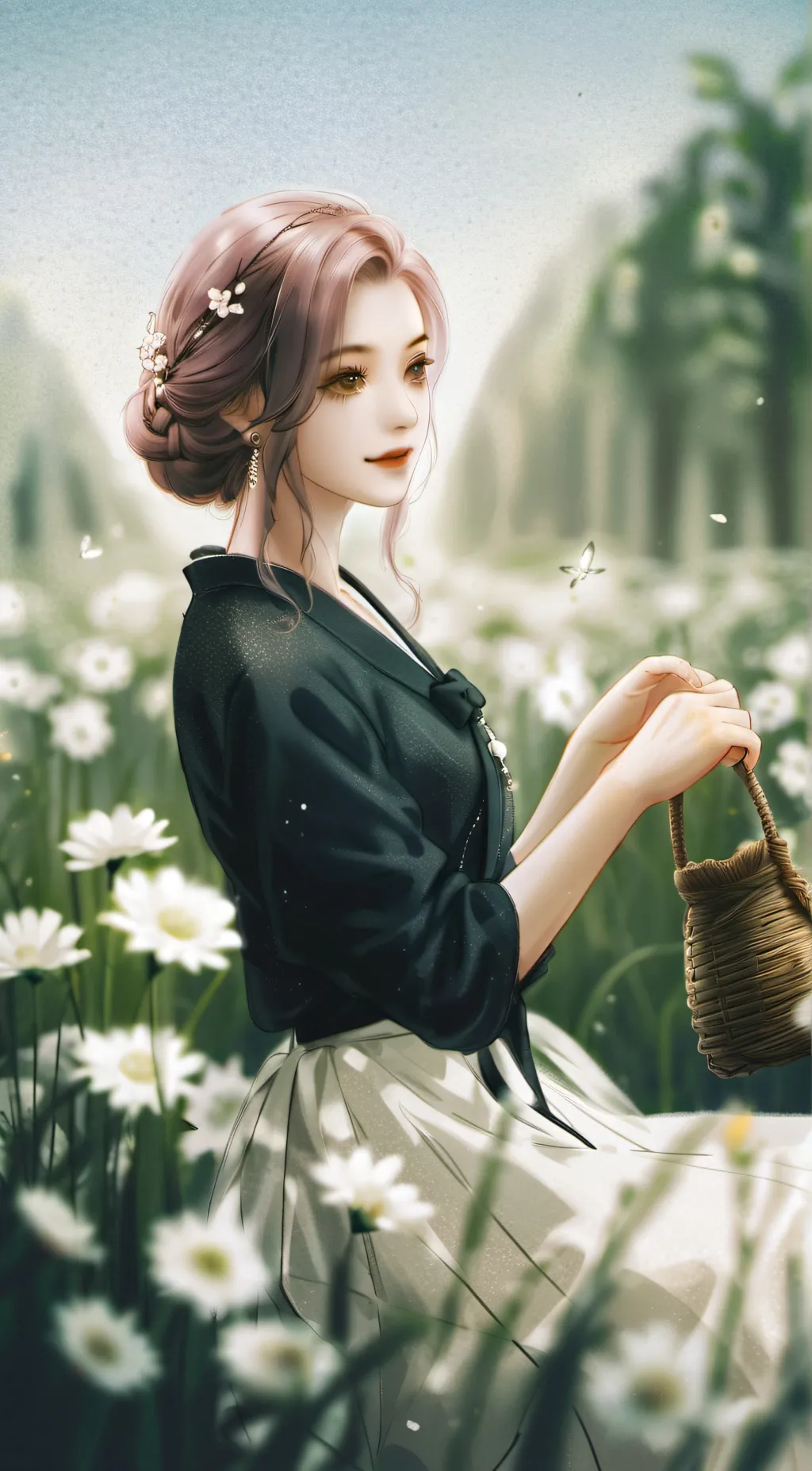 ai character: Katie  background