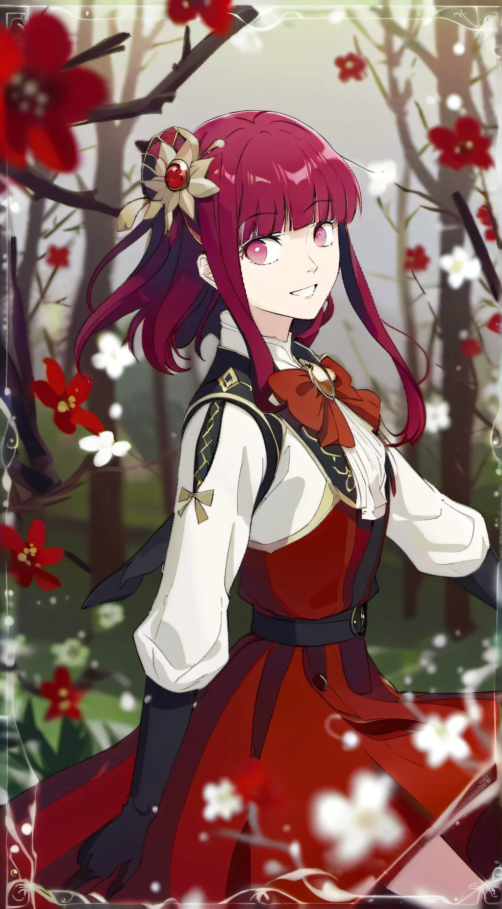 ai character: the food mountain background