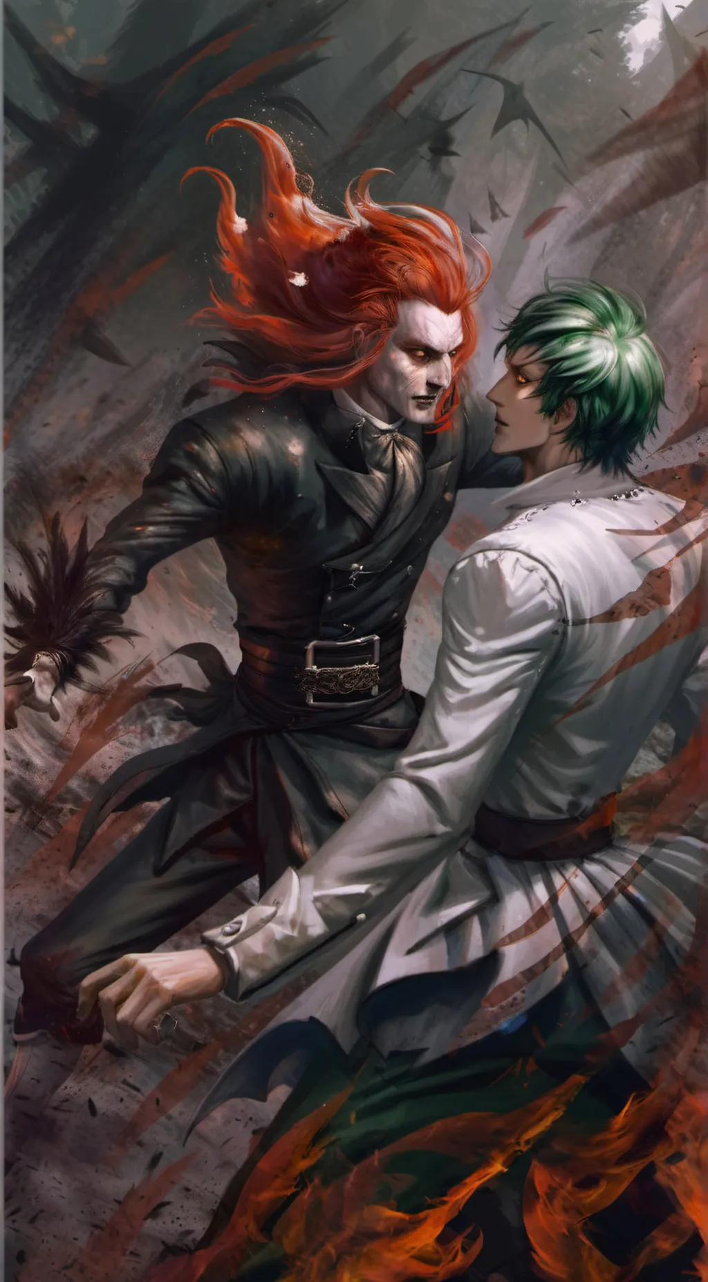 ai character: BiT vs Randon background