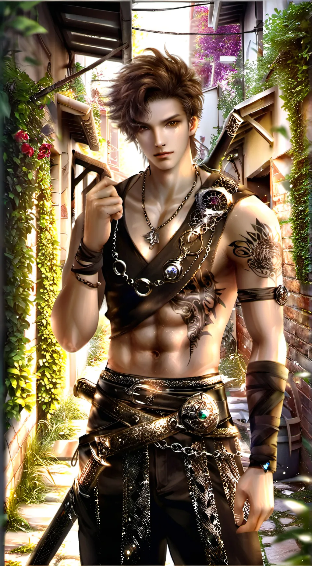 ai character: -🔪-Aaron-🔪- background