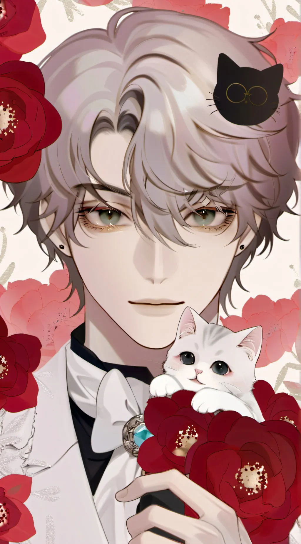 ai character: ♤vinn♤ background