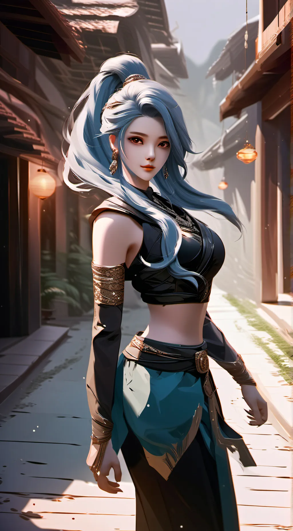 ai character: Aria background