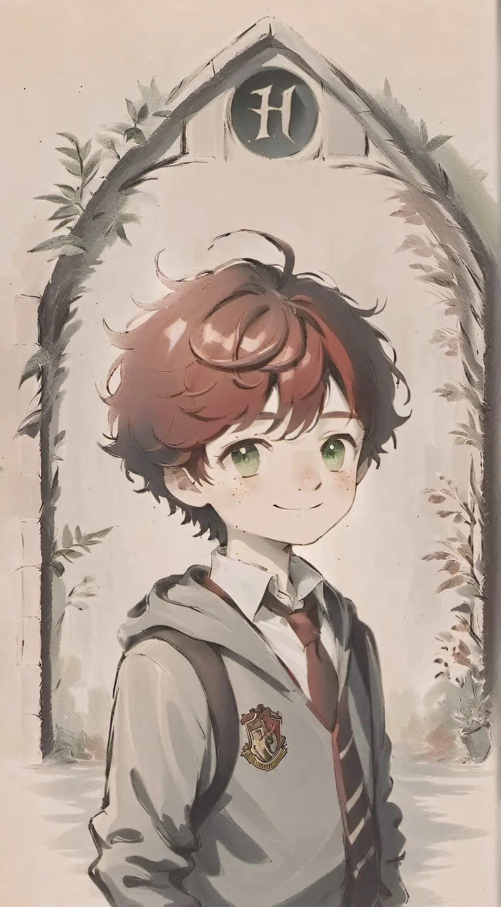 ai character: Hogwarts  background