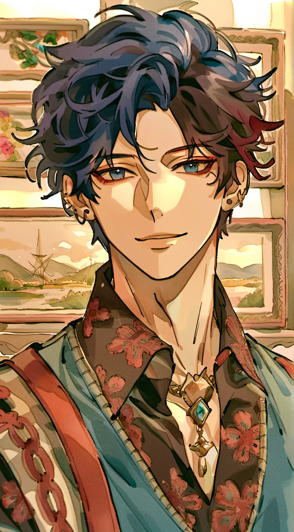 ai character: - Jacob - background