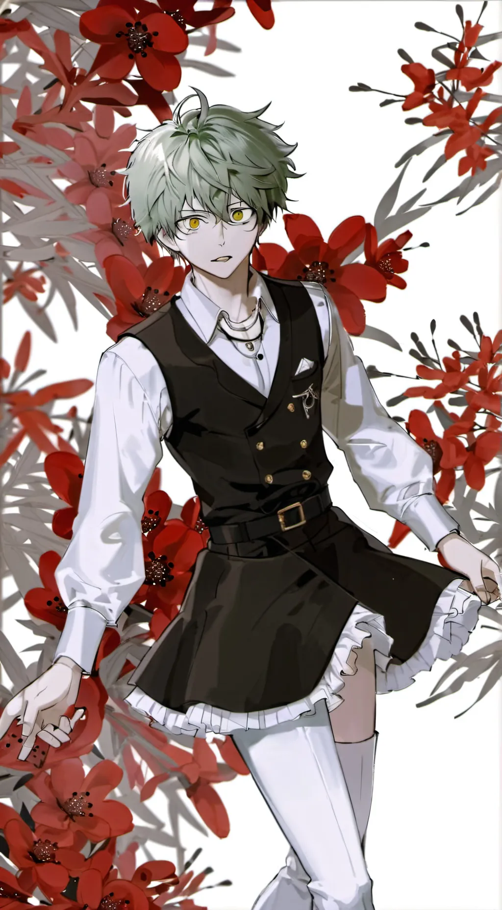 ai character: 💚deku 💚 background