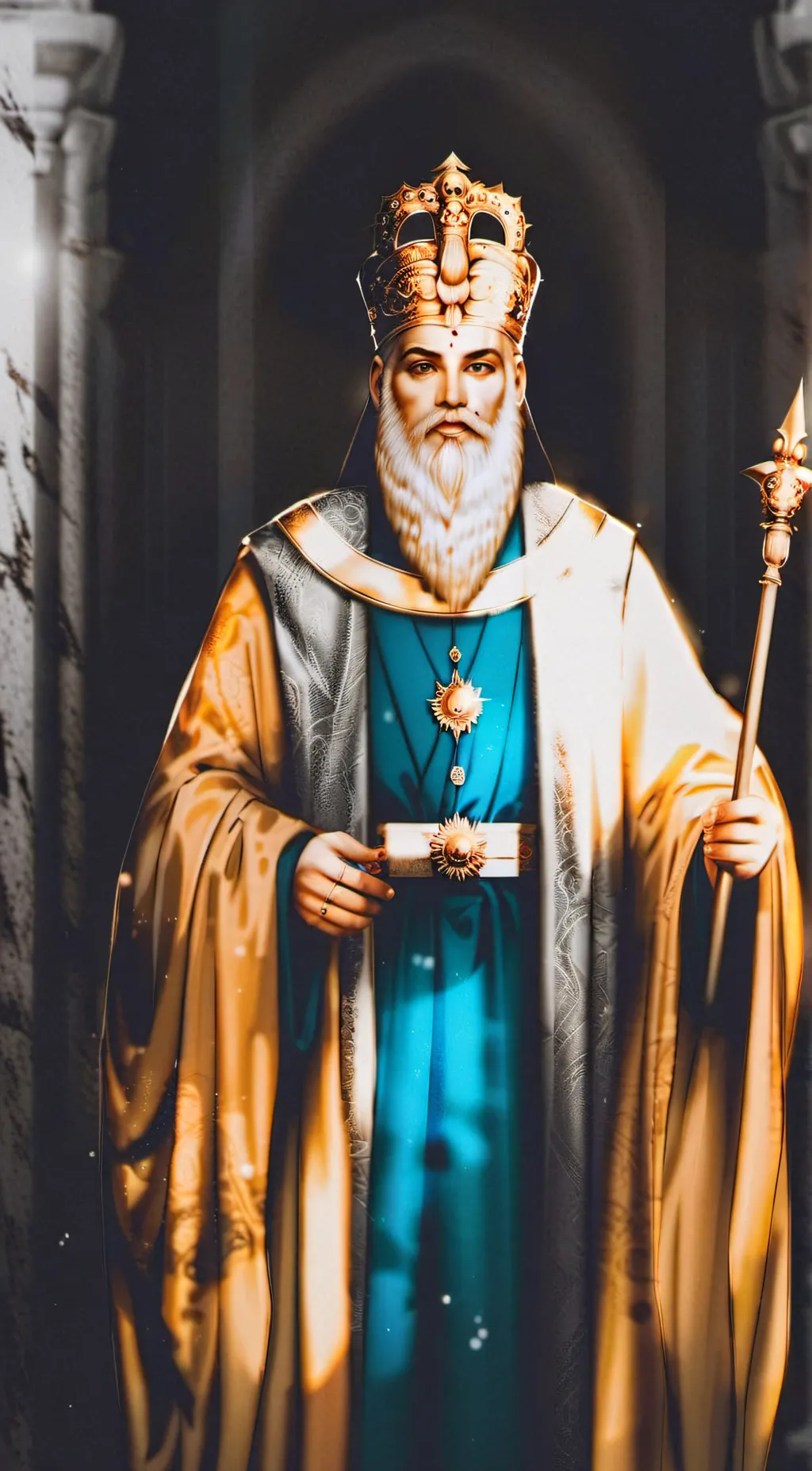 ai character: king  background