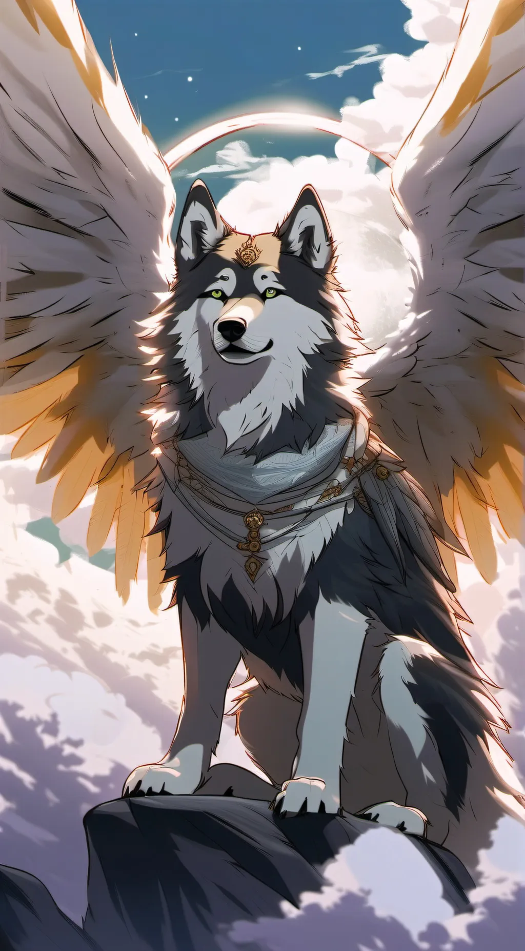 ai character: Iza. background