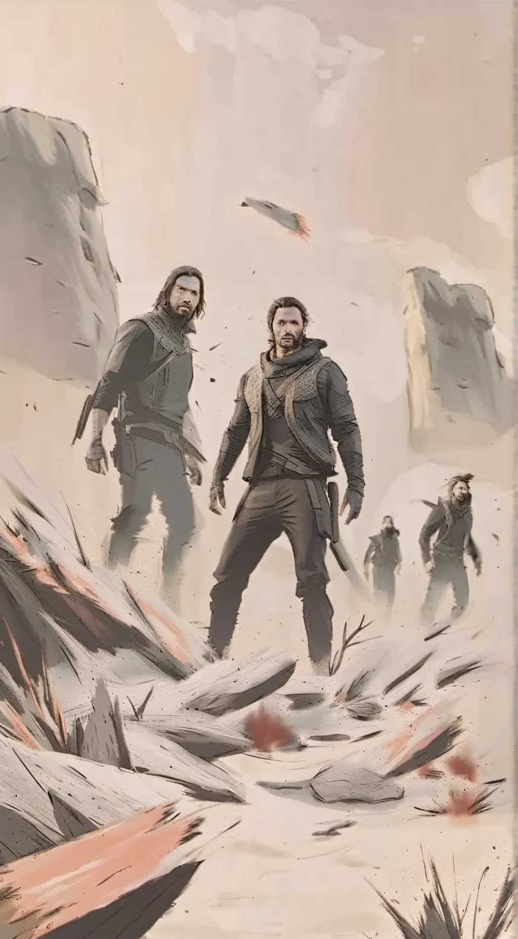 ai character: raven from the 100 background