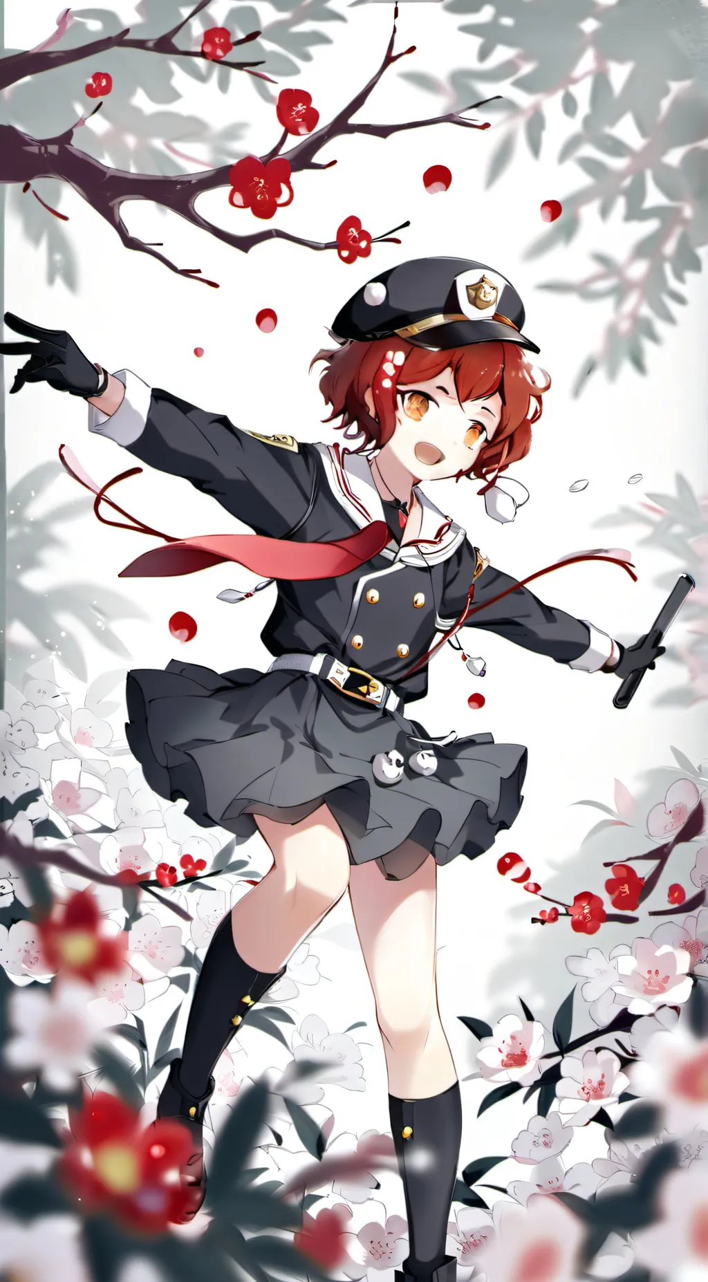 ai character: Rose background