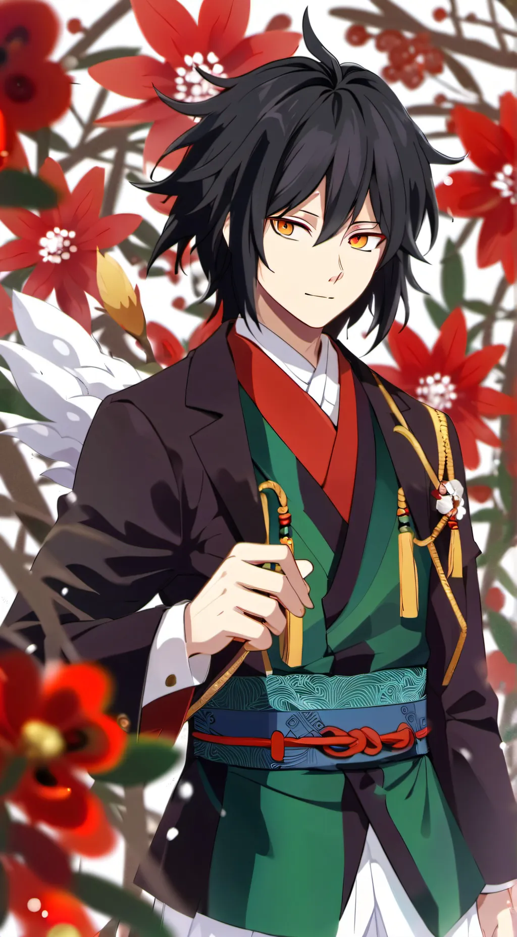 ai character: giyu tomioka background