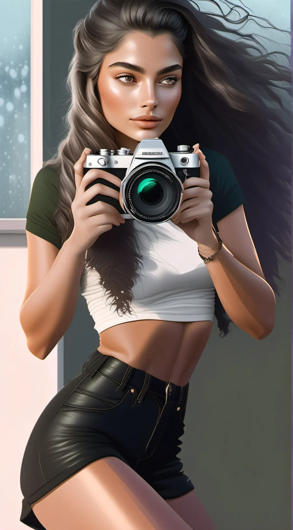 ai character: Noa Kirel background