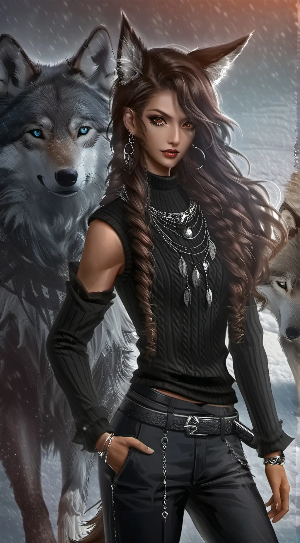 ai character: Meg  background