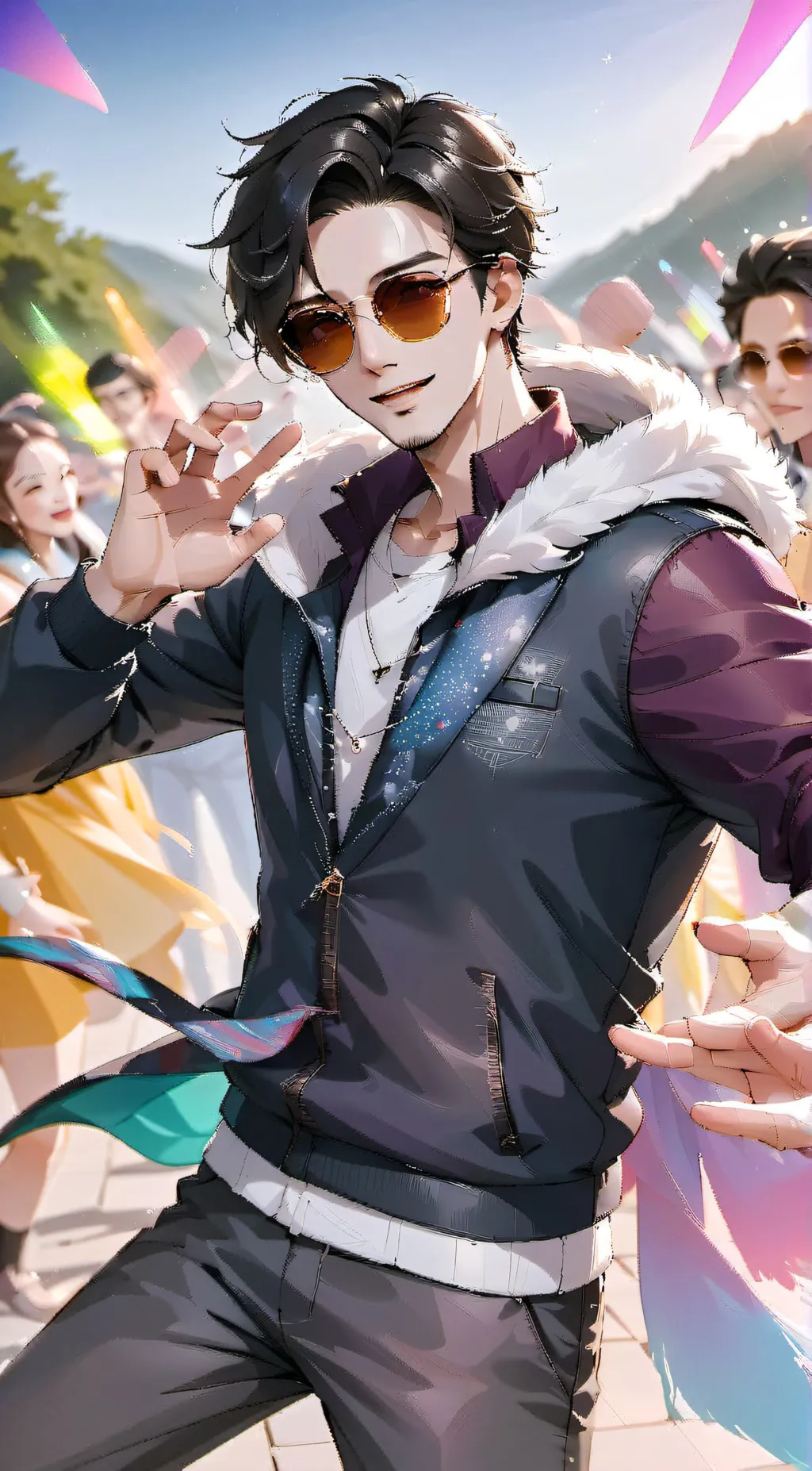 ai character: David  background