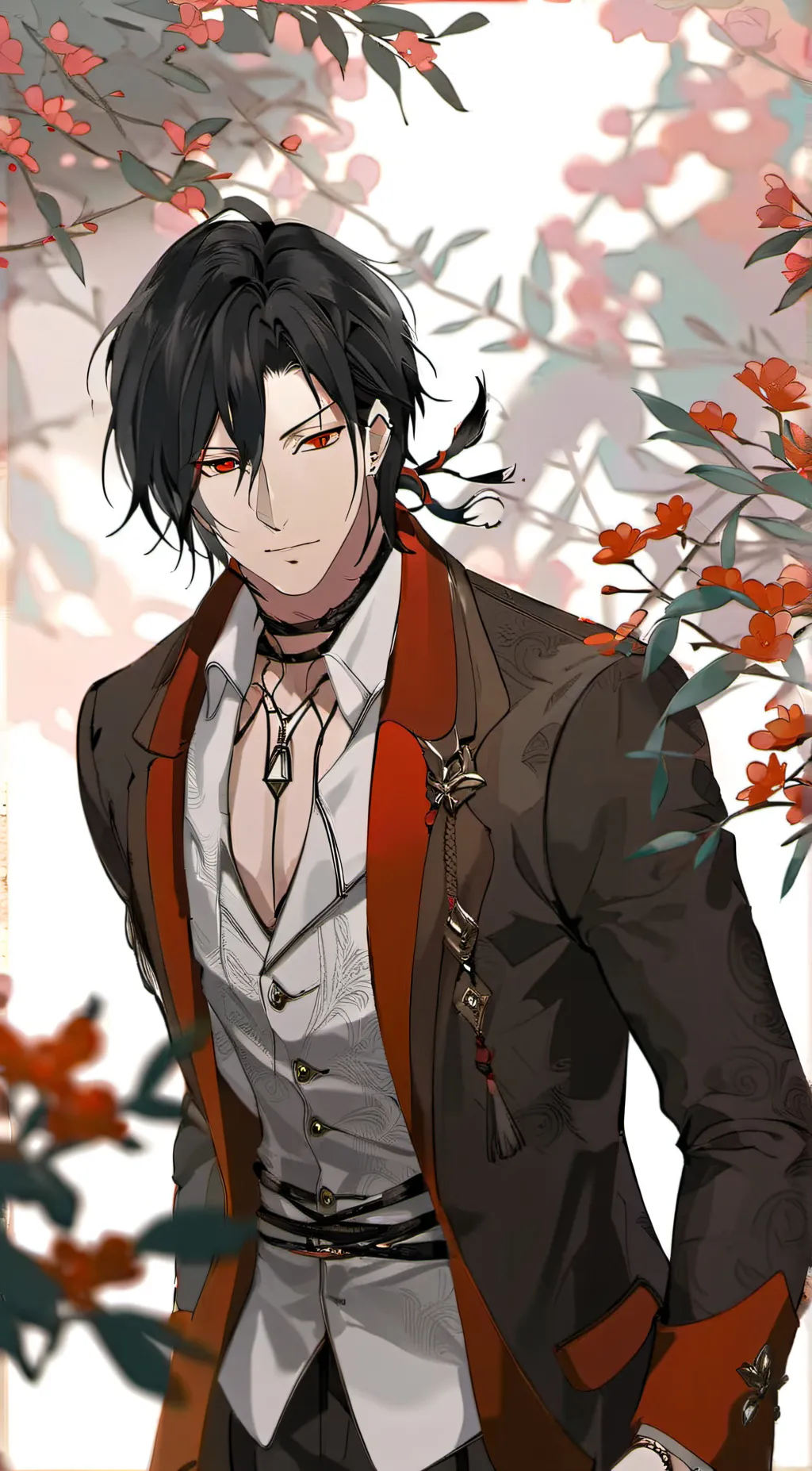 ai character: Sebastian  background