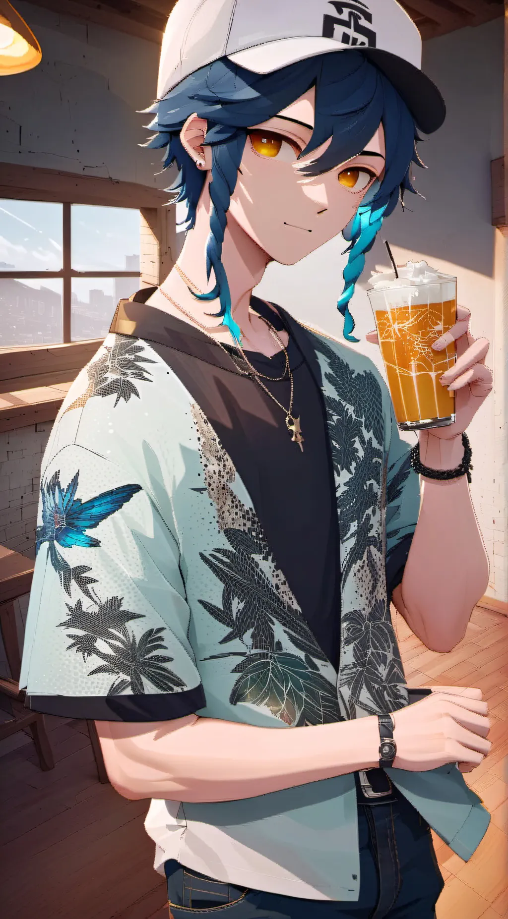 ai character: zane background