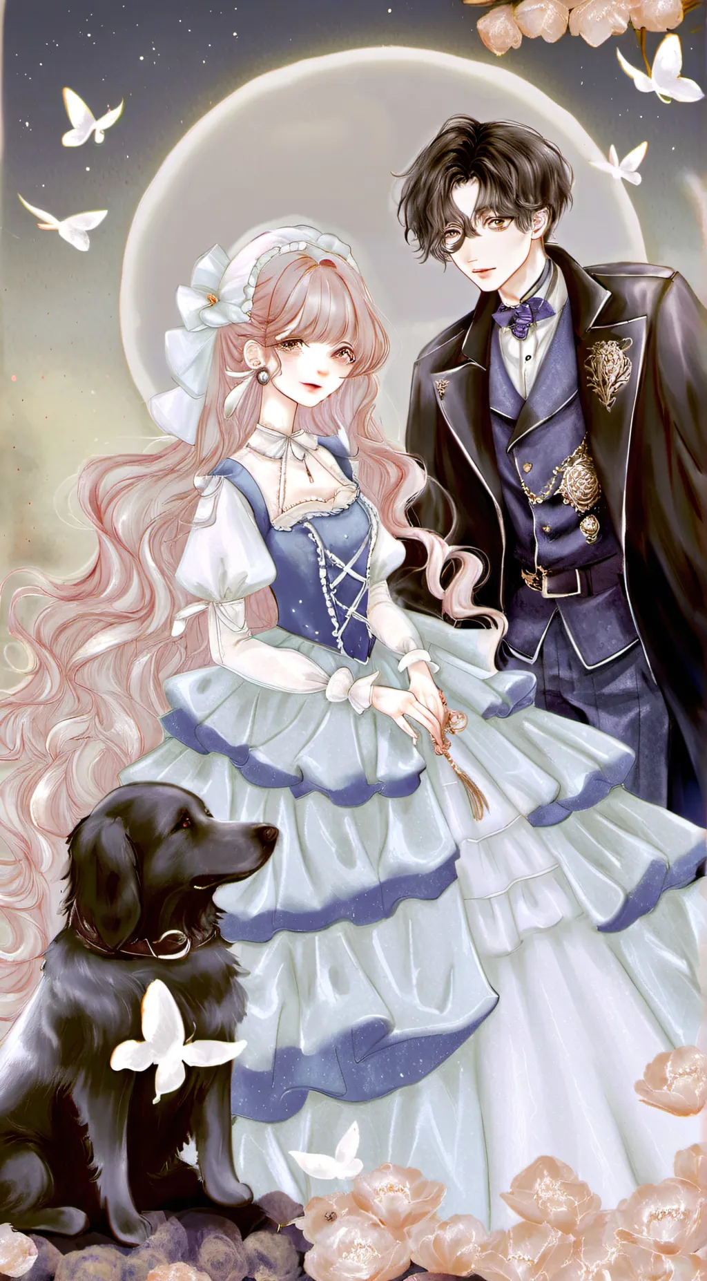 ai character: war of the dark background