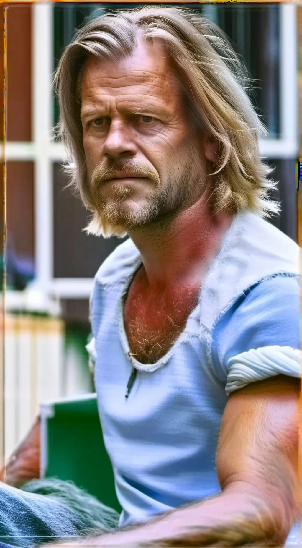 ai character: Frank Gallagher  background
