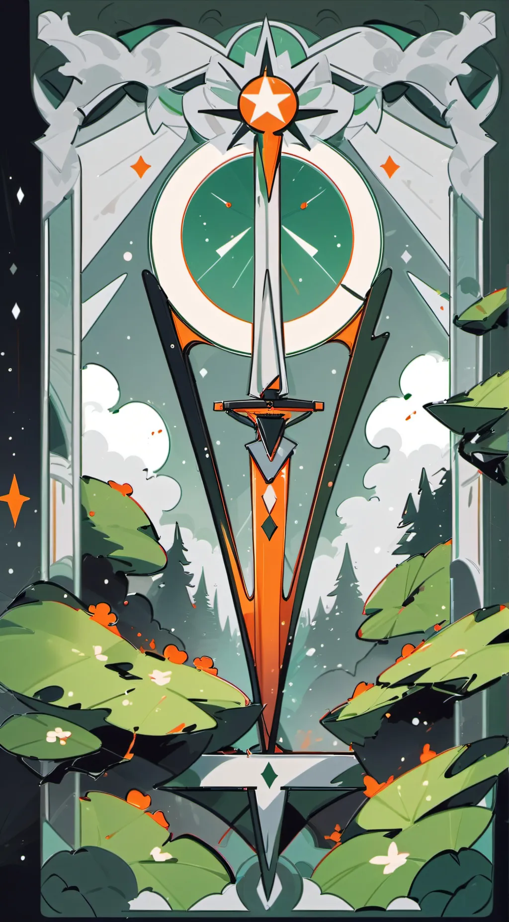 ai character: Emoji girl background