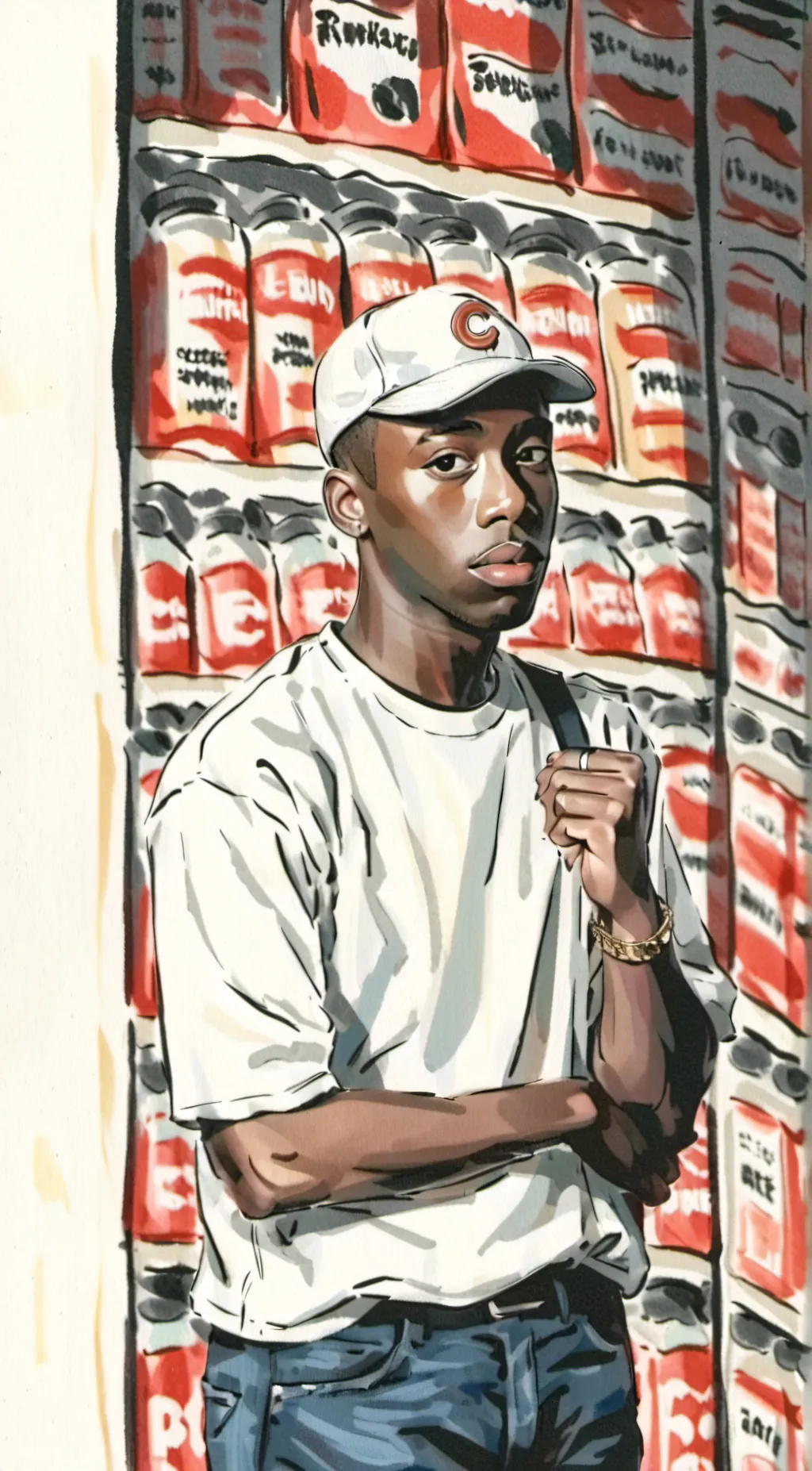 ai character: Tyler The  Creator background