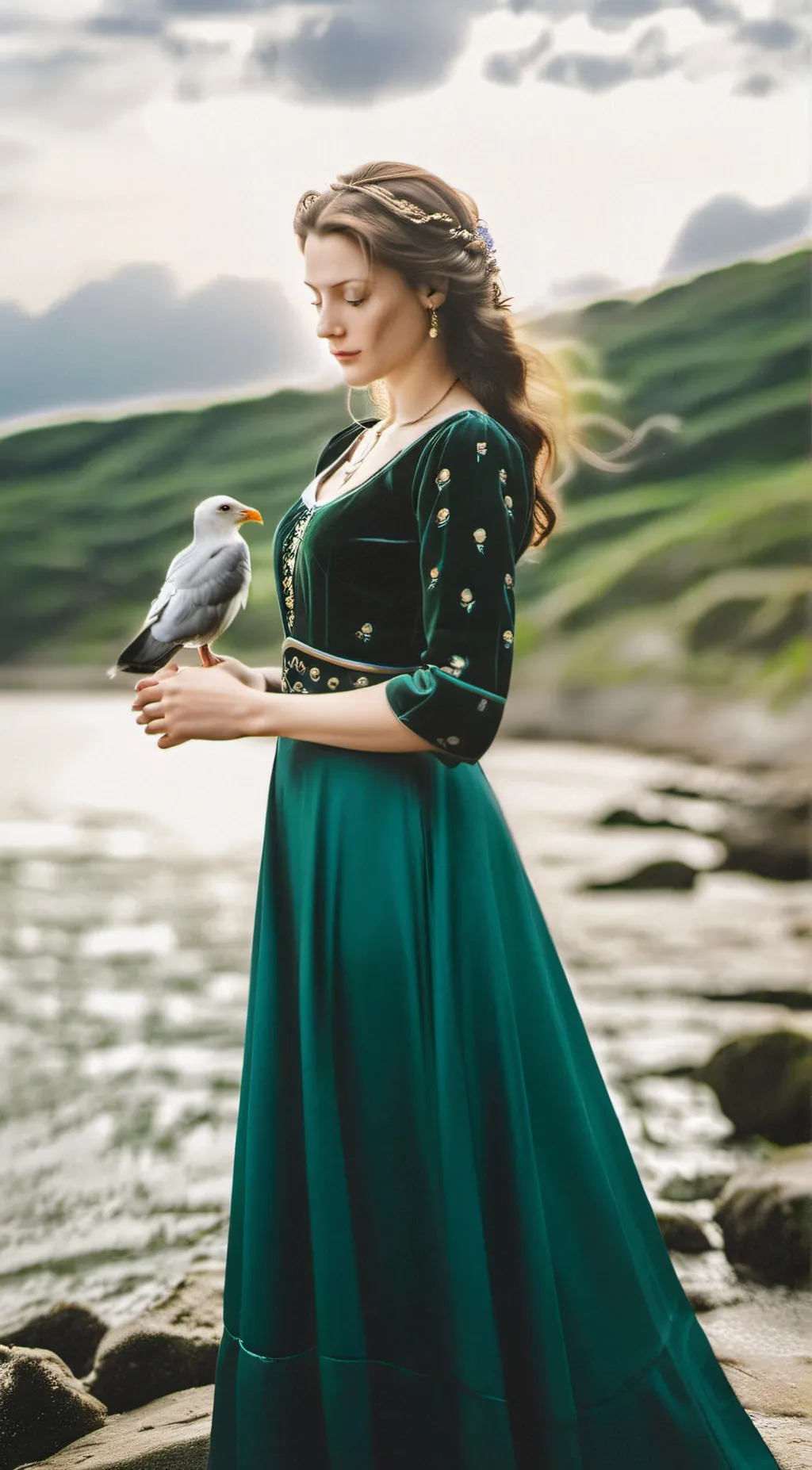 ai character: TikTok  background