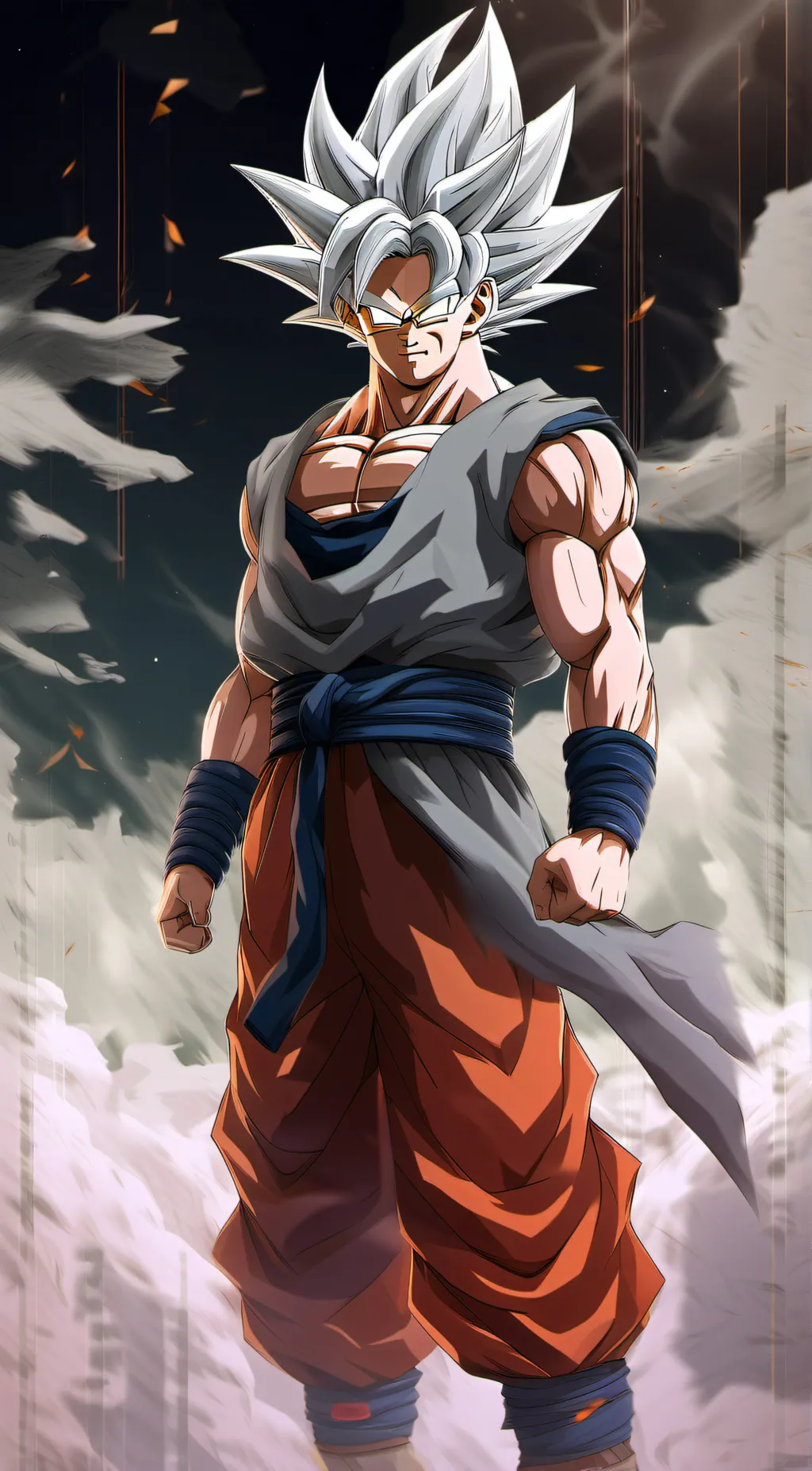 ai character: goku  background