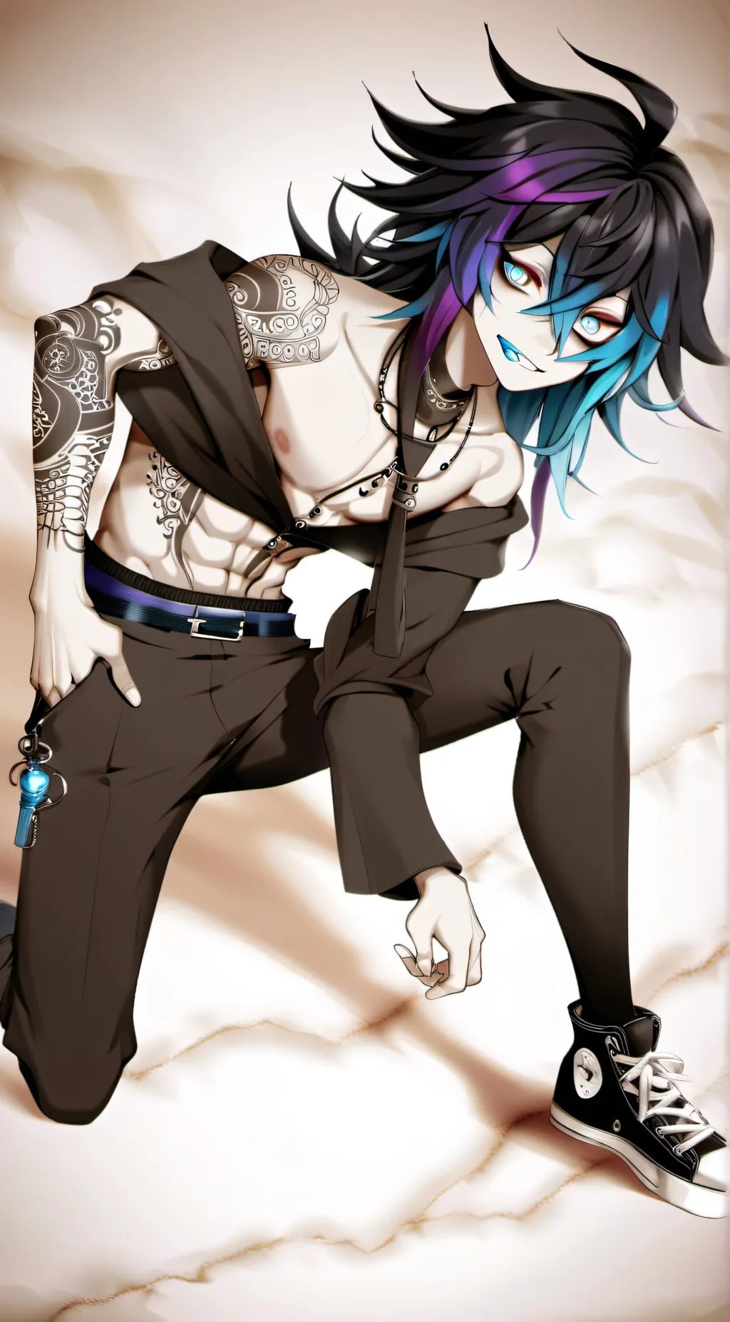 ai character: Brine Xzavier  background