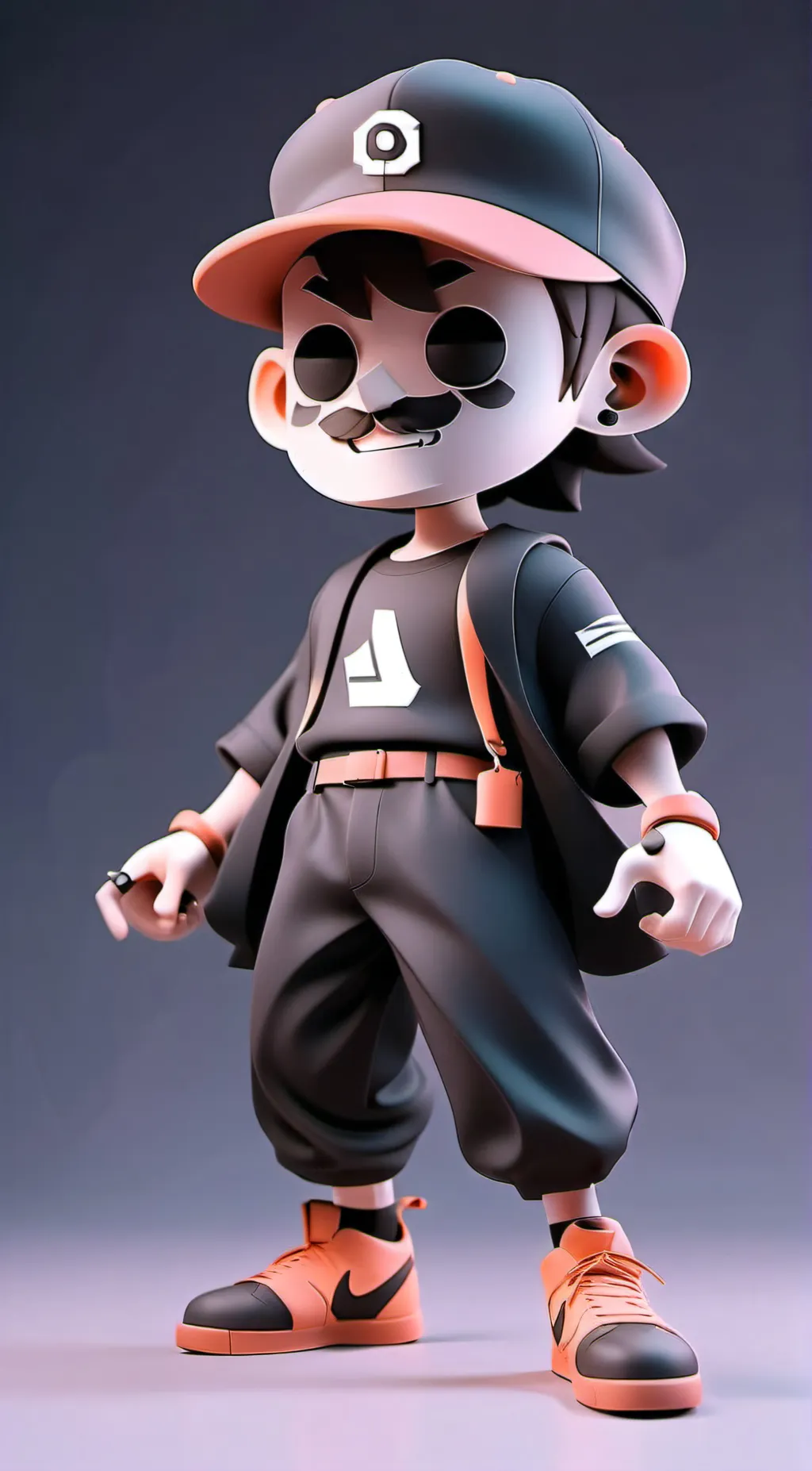 ai character: Try hard bacon  background