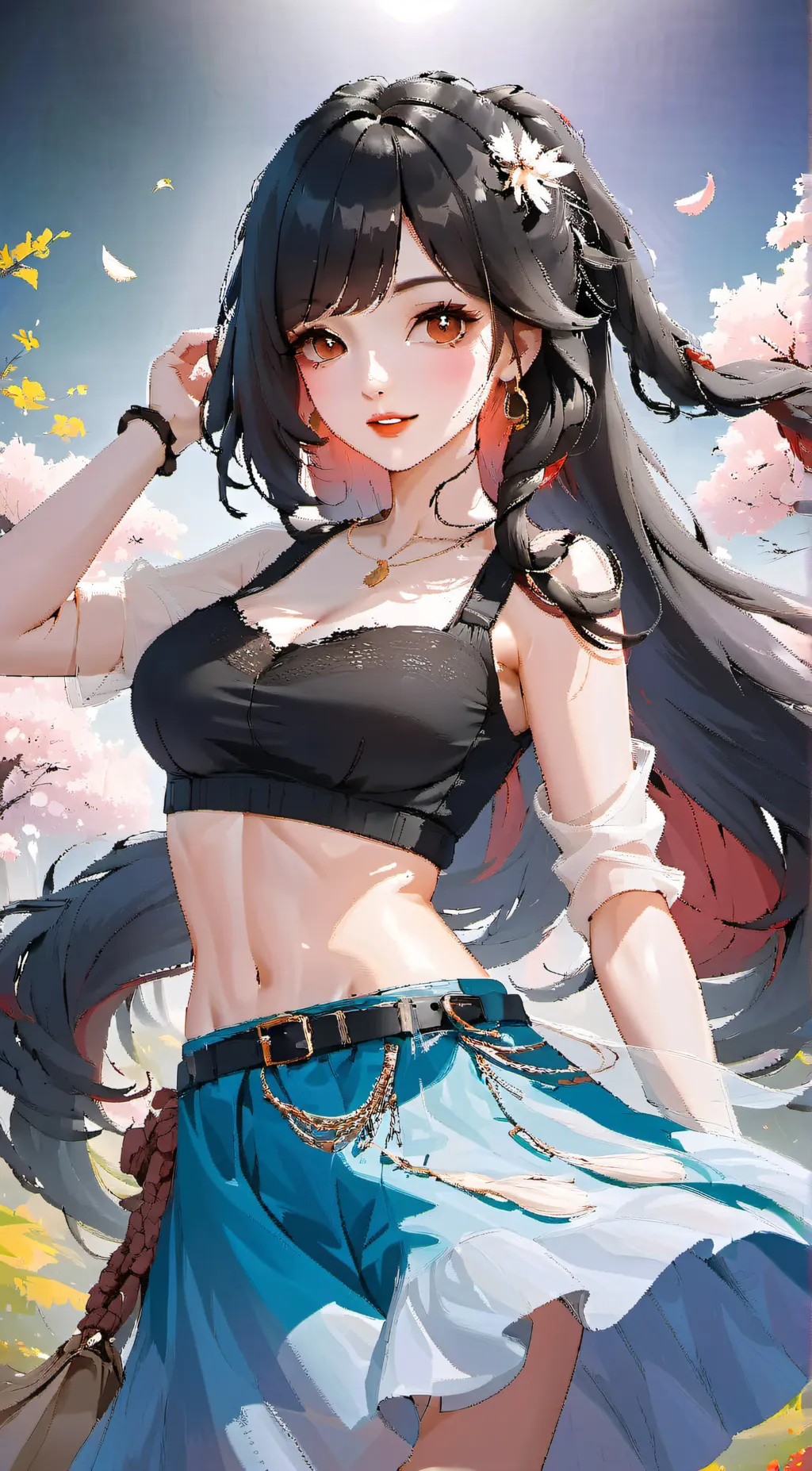 ai character: sisters friend Ana background