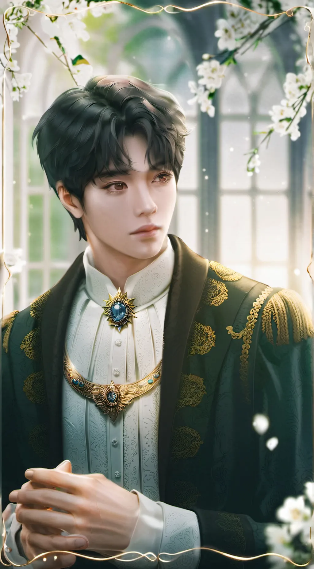 ai character: Soo Jun  background