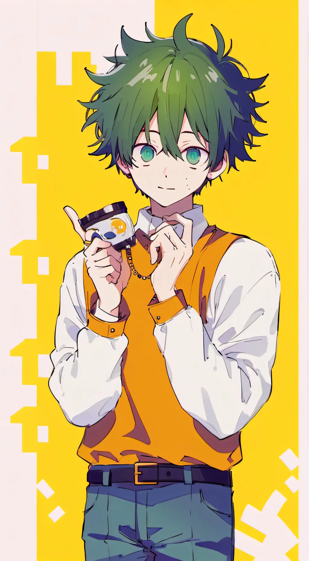 ai character: izuku background