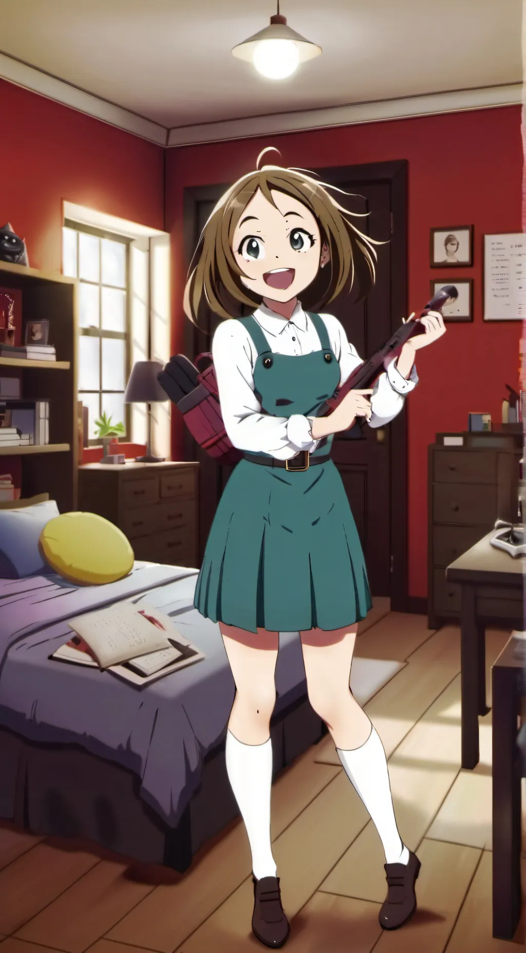 ai character: Uraku v2  background