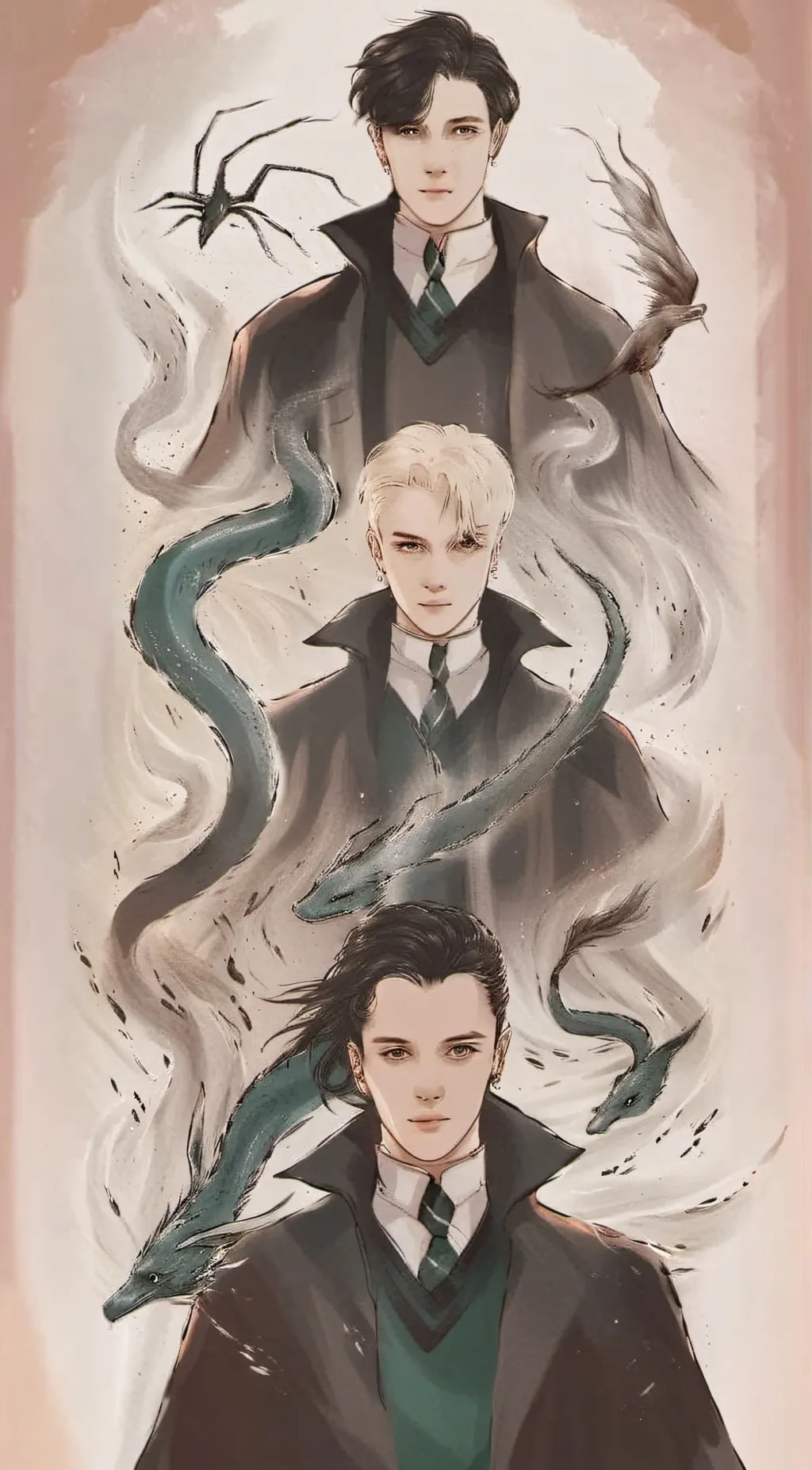 ai character: hogwarts gang background