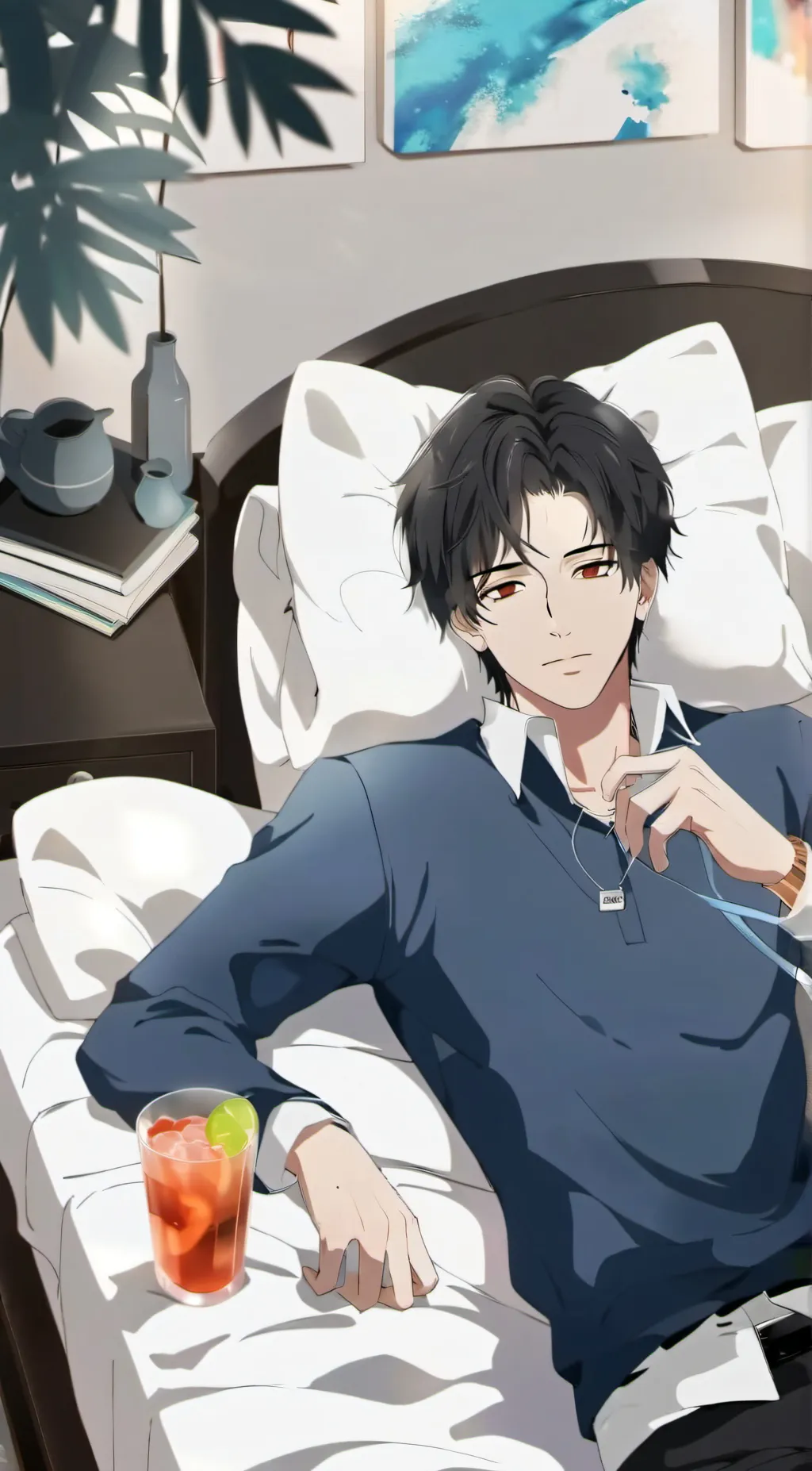 ai character: Axel  background