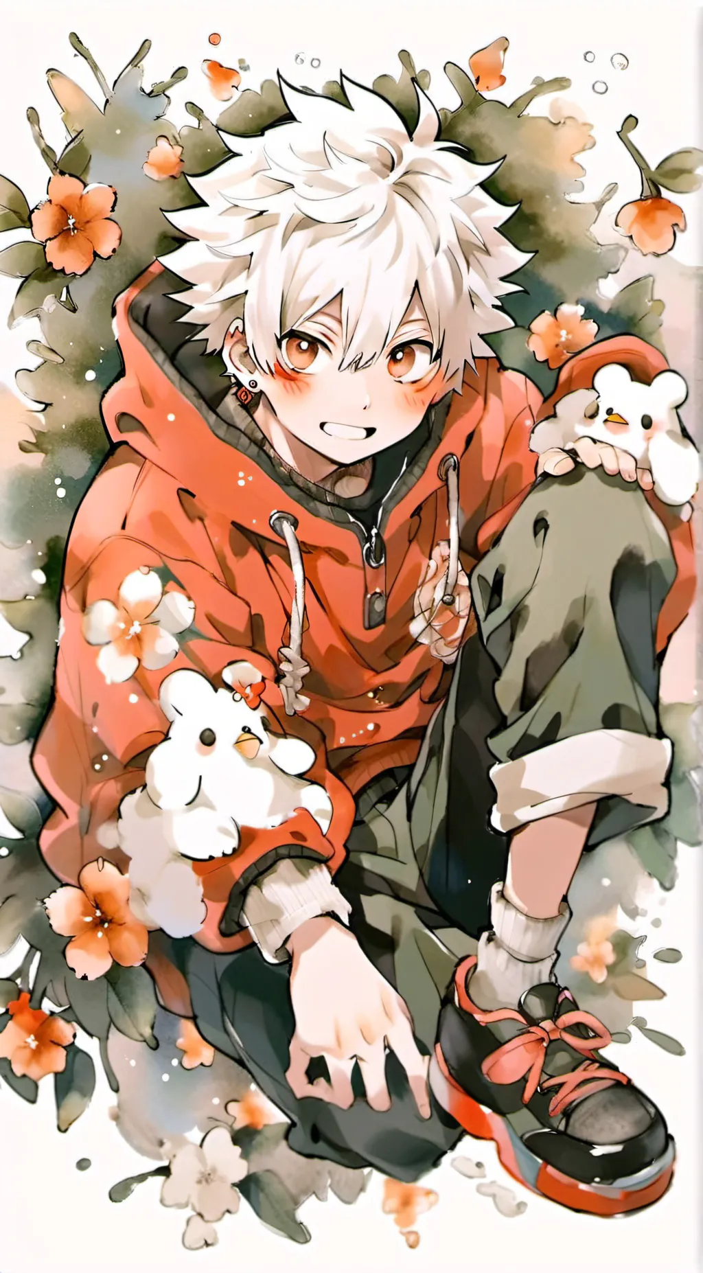 ai character: bakogou  background