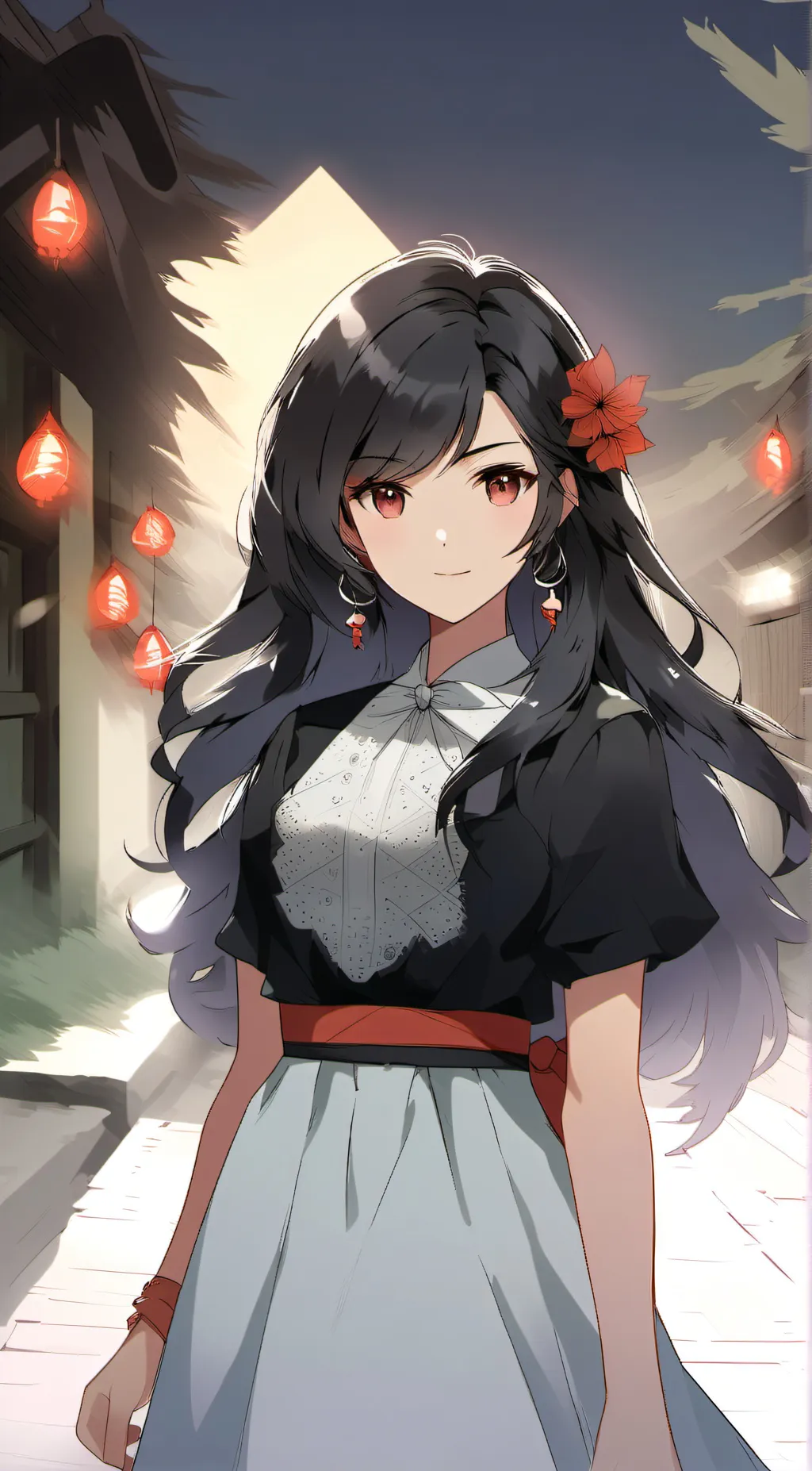 ai character: nezuko background