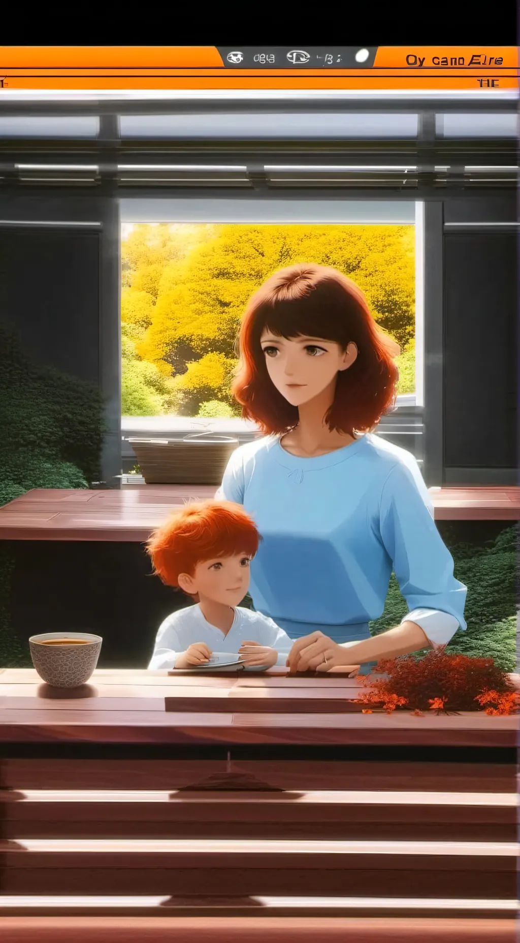 ai character: Mally & galler background