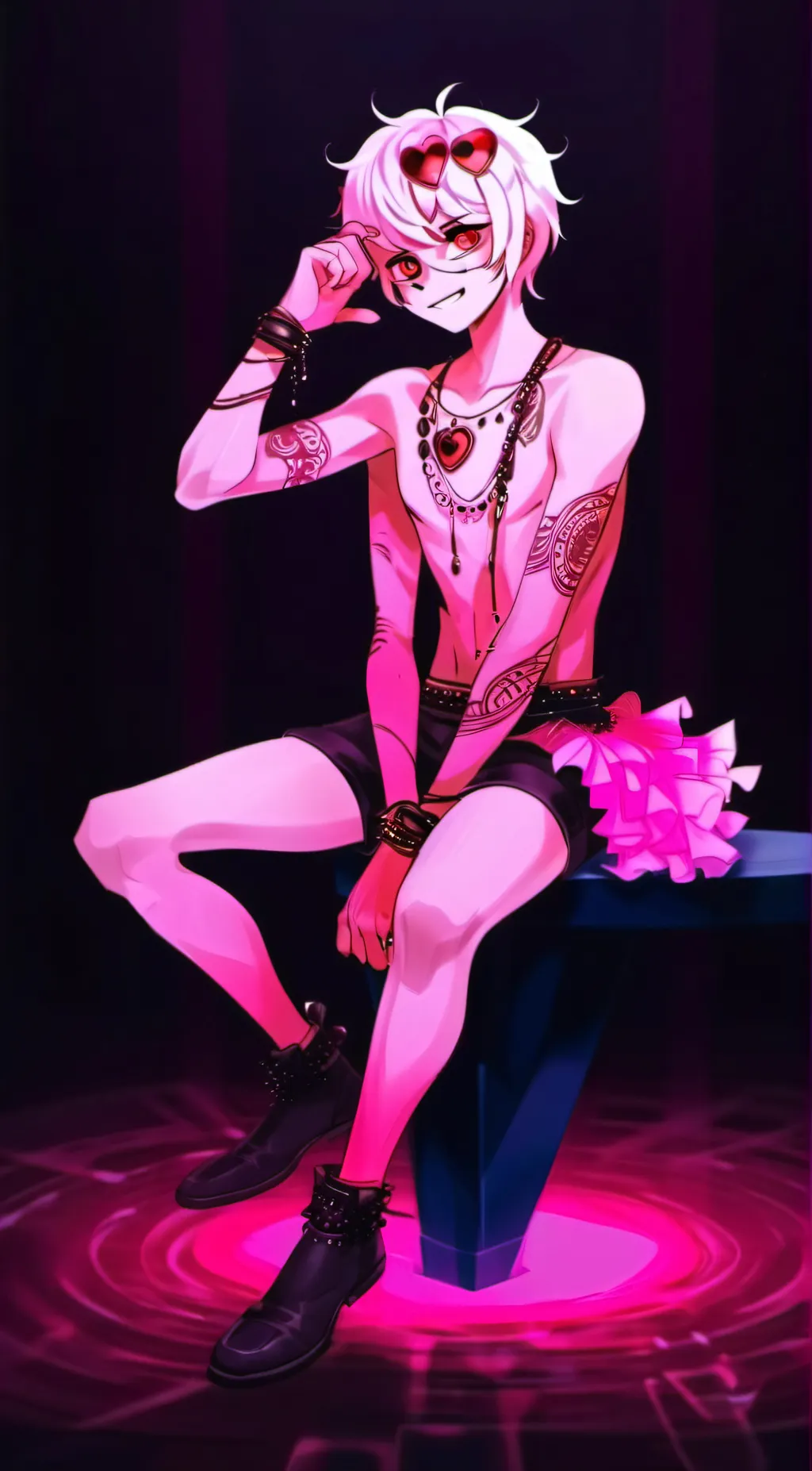 ai character: angel  background