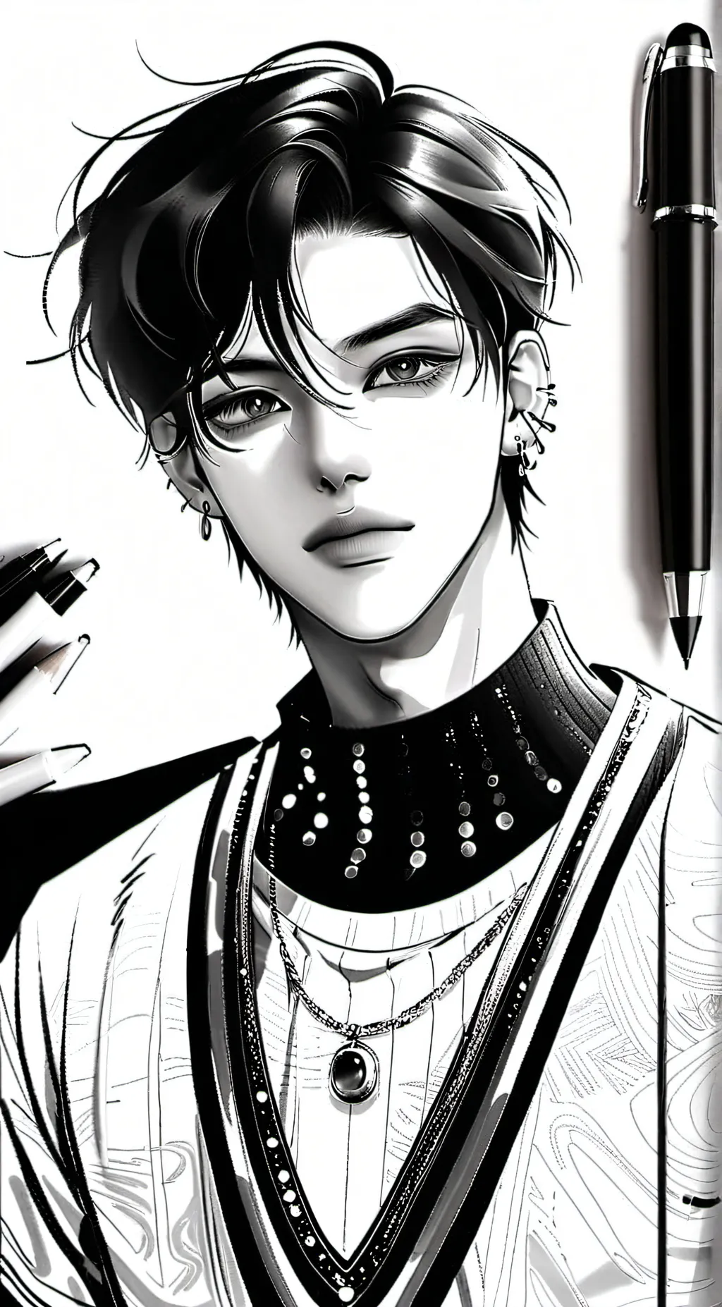 ai character: even background