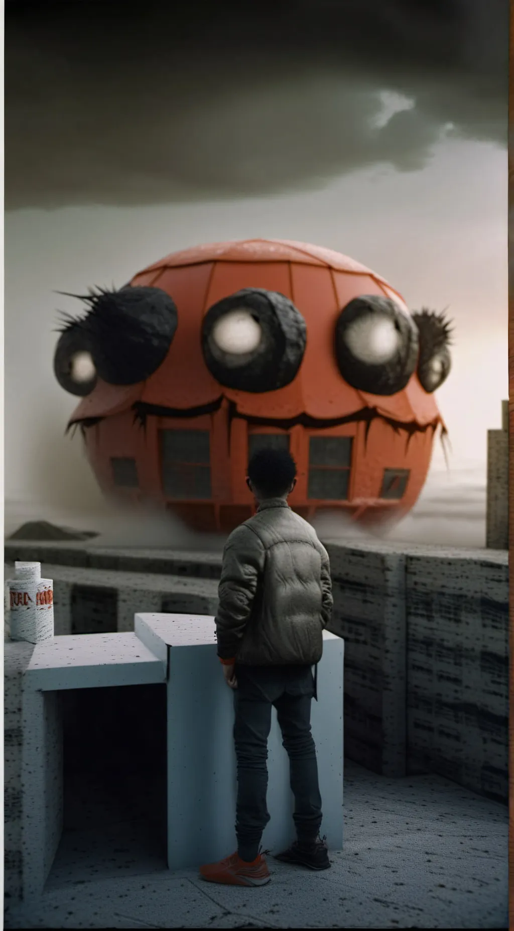 ai character: Face your fear….. background